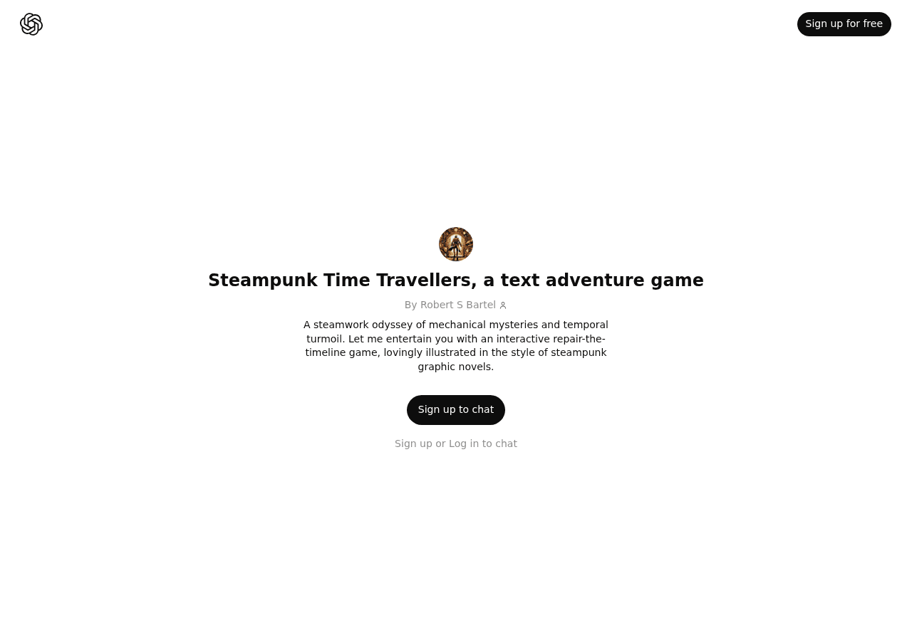 Steampunk Time Travellers