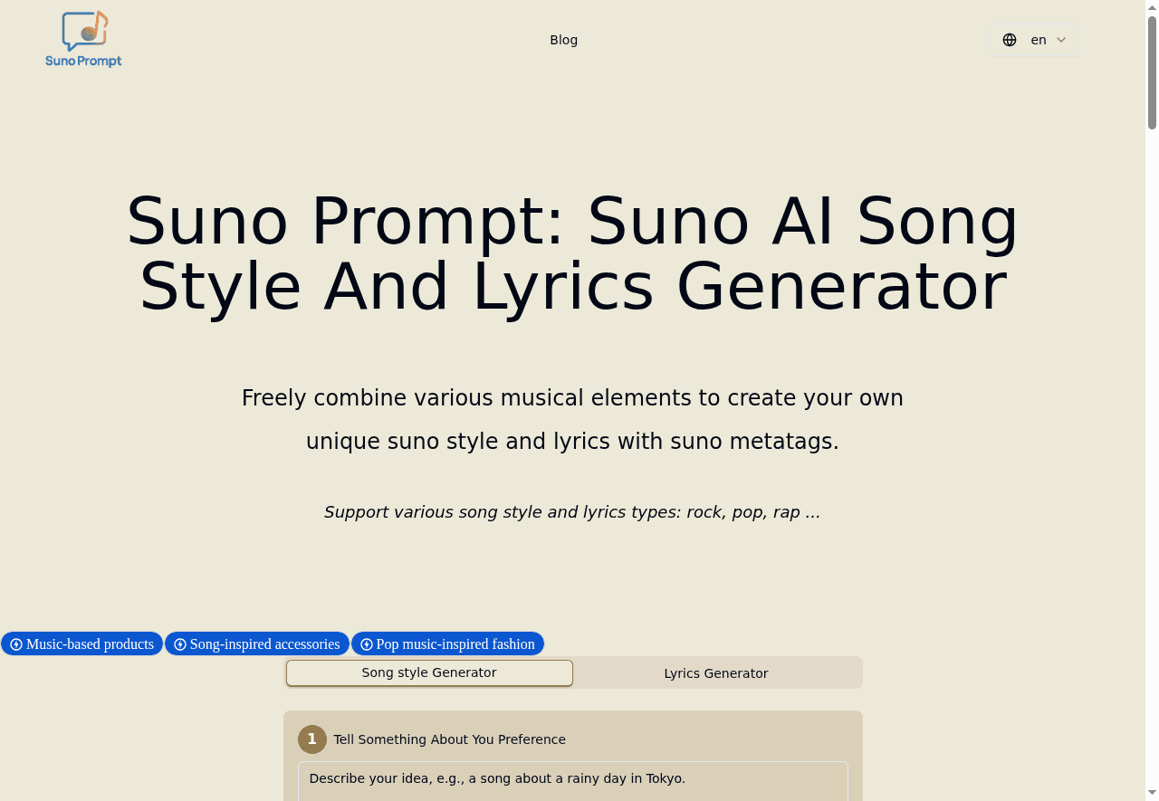 Suno Prompt