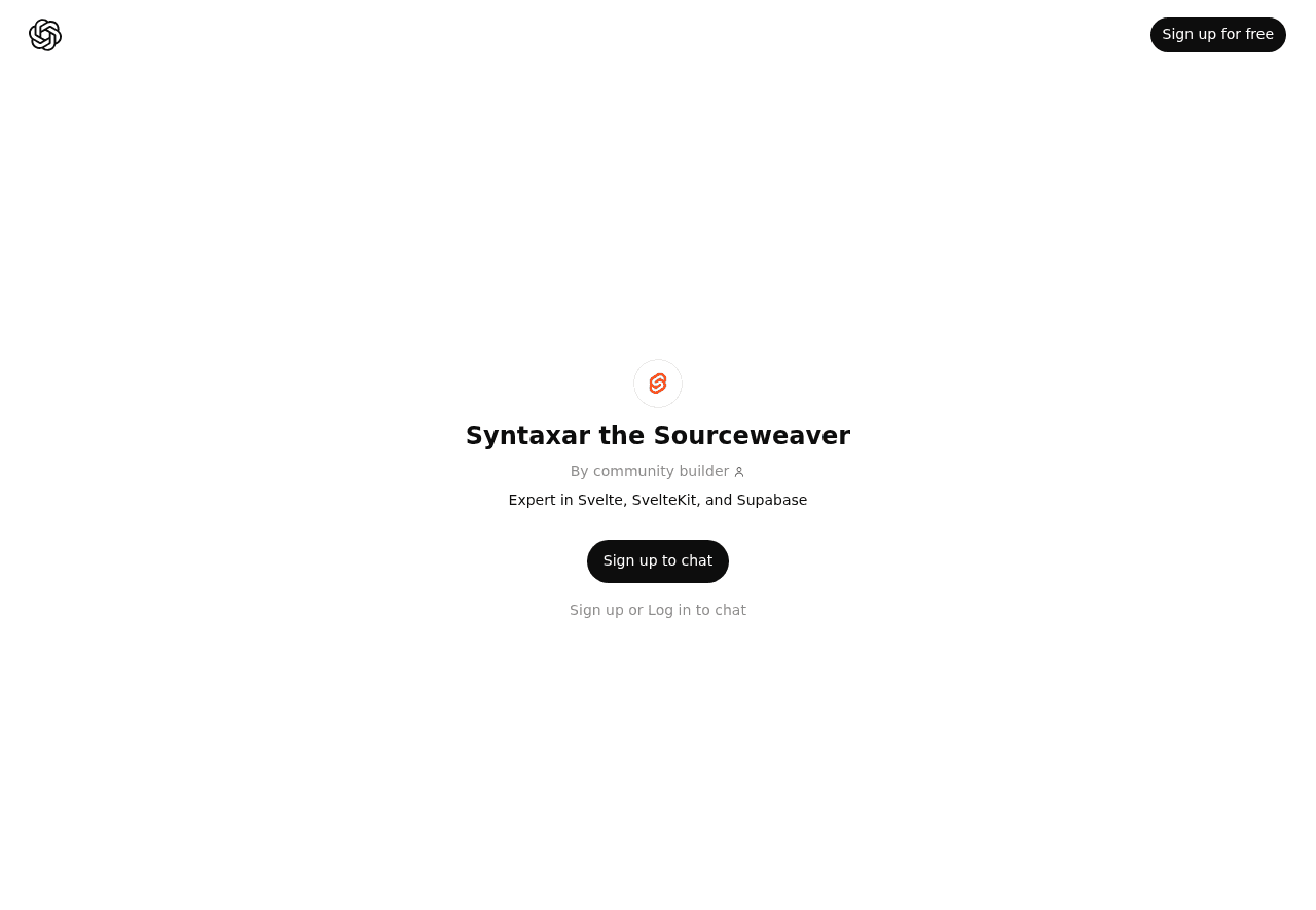 Syntaxar the Sourceweaver