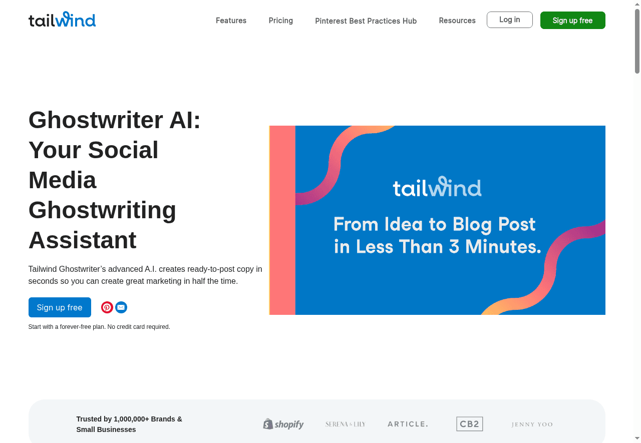 Tailwind Ghostwriter