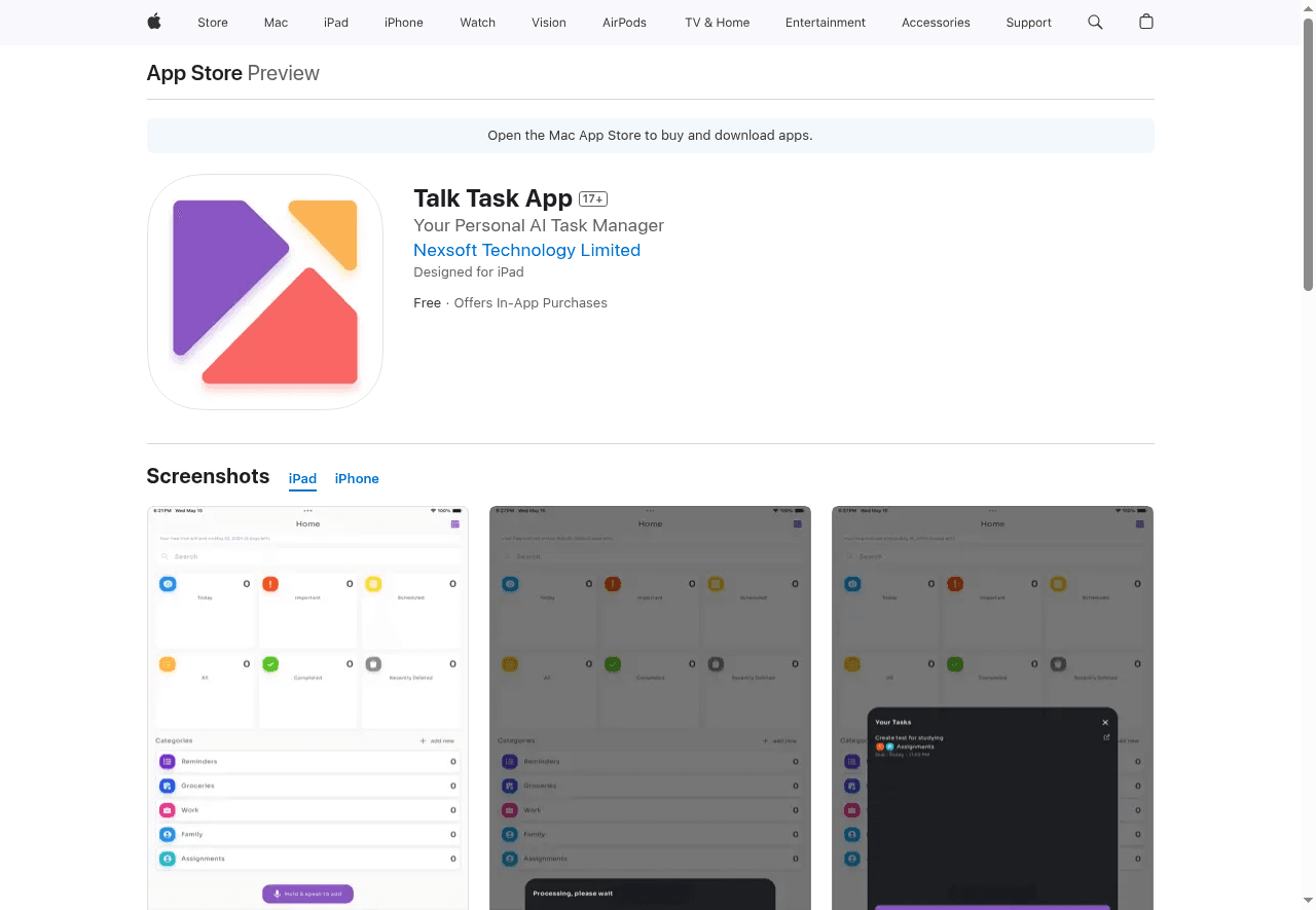 Talk Task App