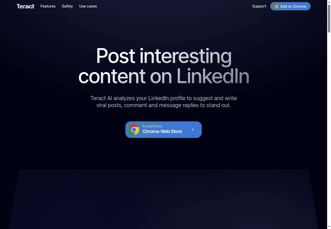 Teract LinkedIn AI Extension