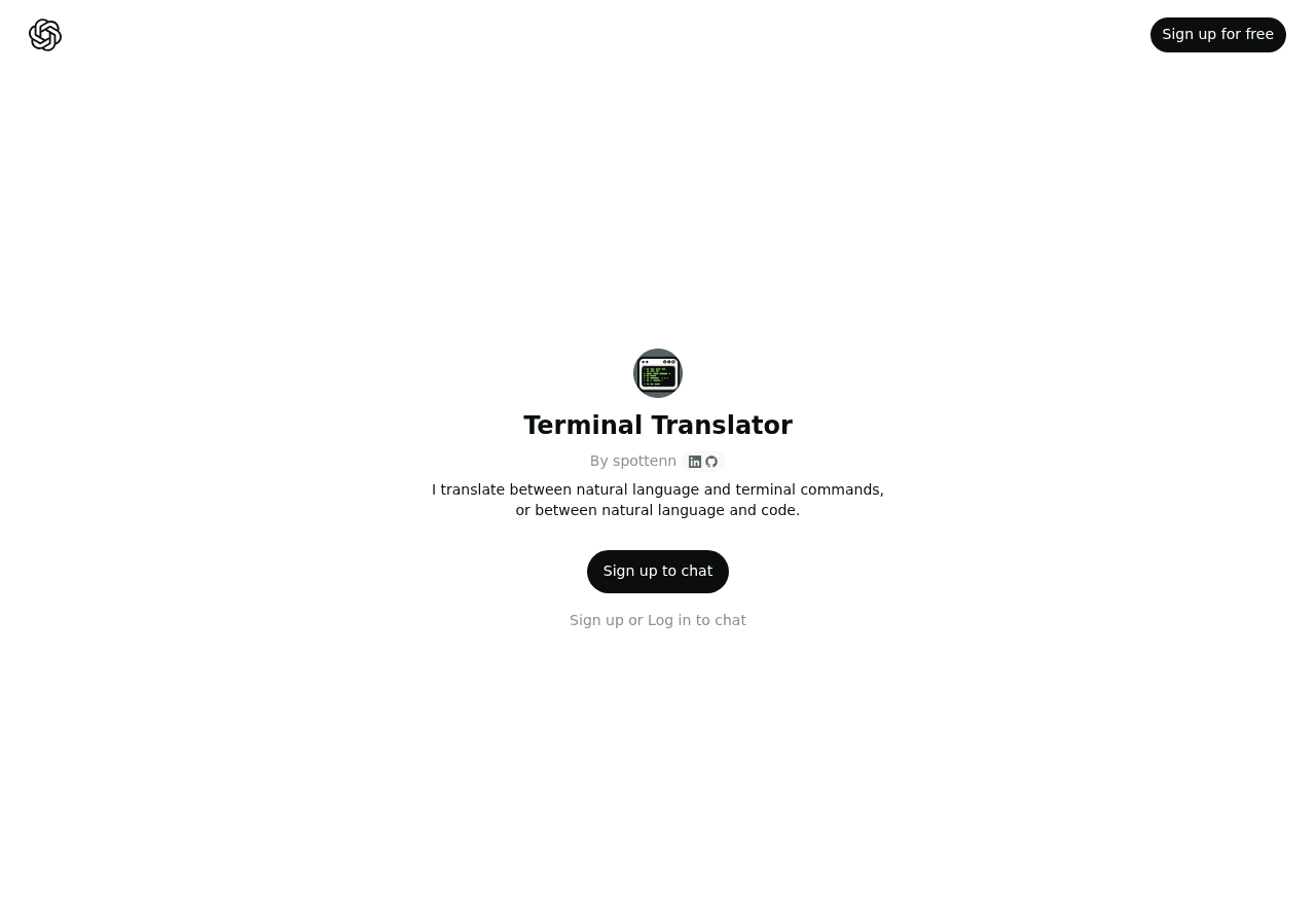 Terminal Translator