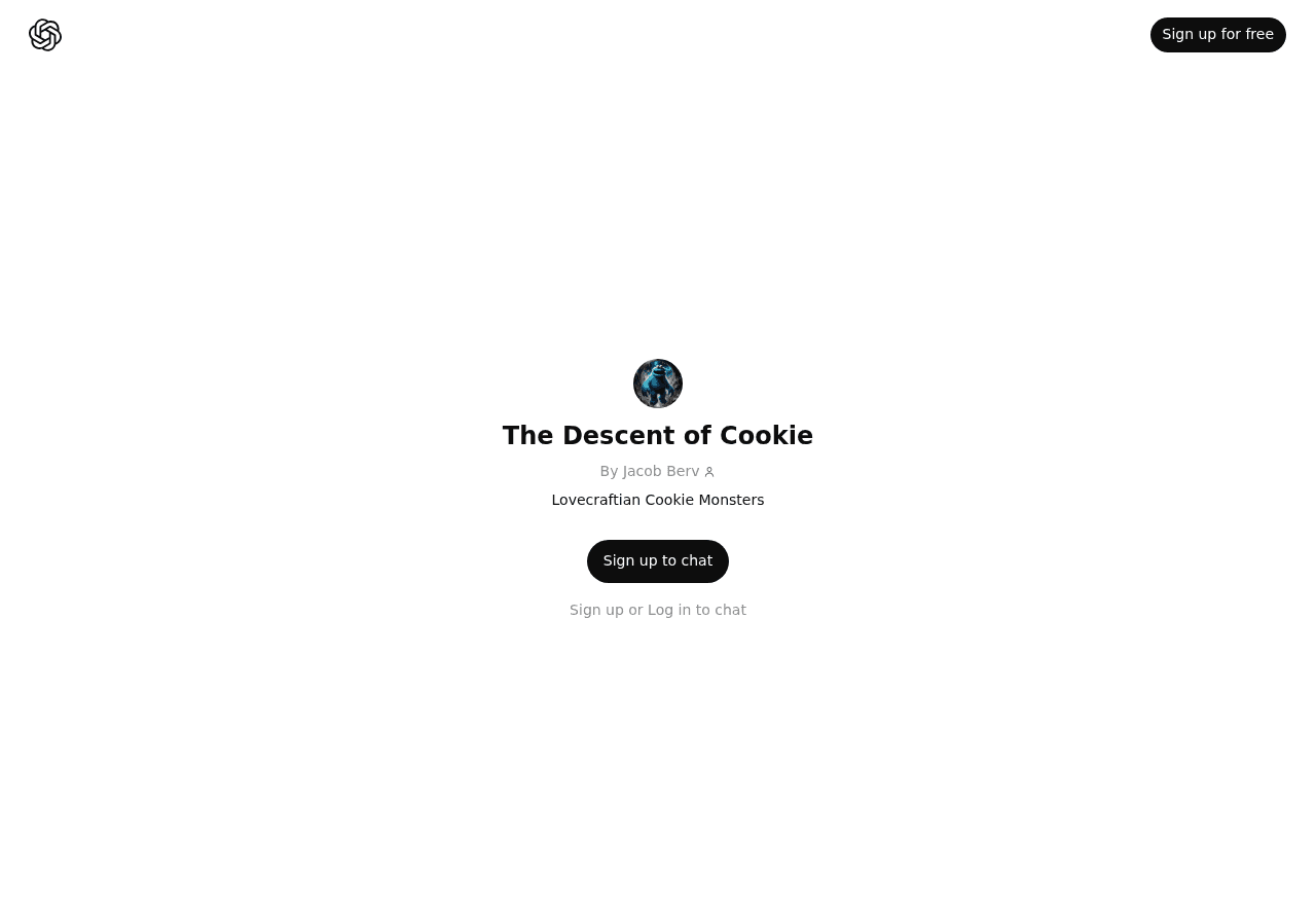 The Descent of Cookie