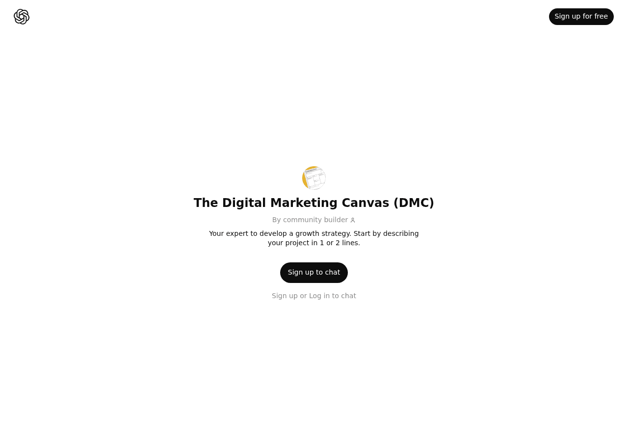 The Digital Marketing Canvas (DMC)