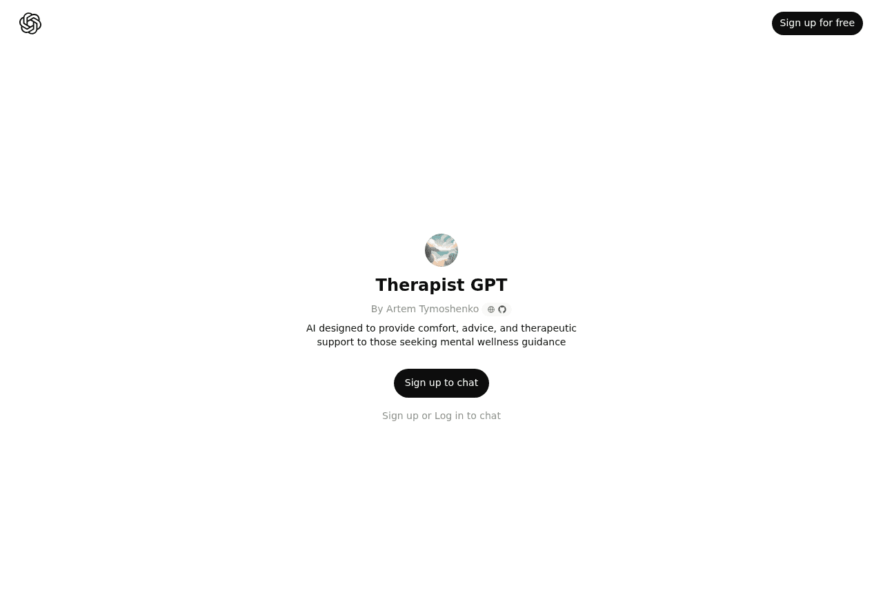 Therapist GPT