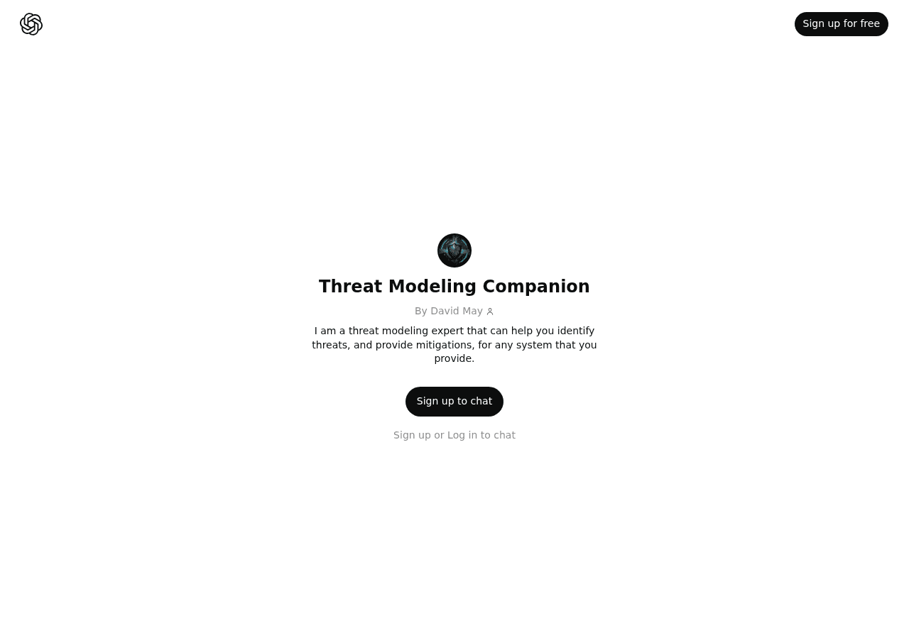 Threat Modeling Companion