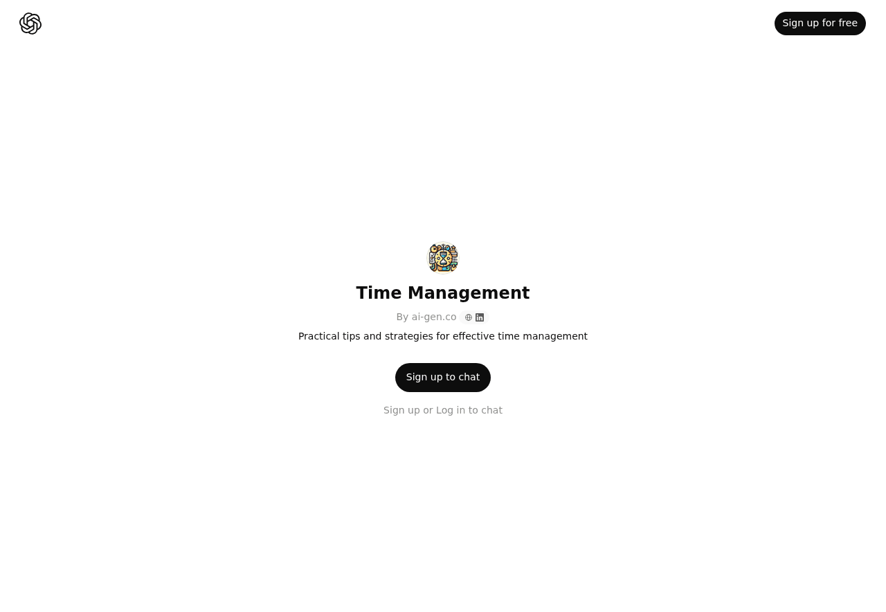 Time Management