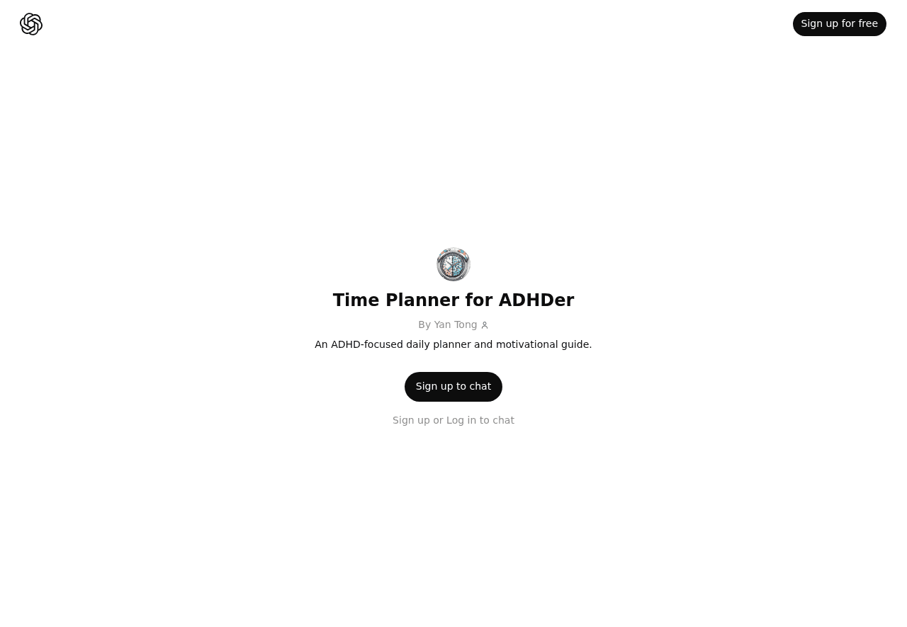 Time Planner for ADHDer