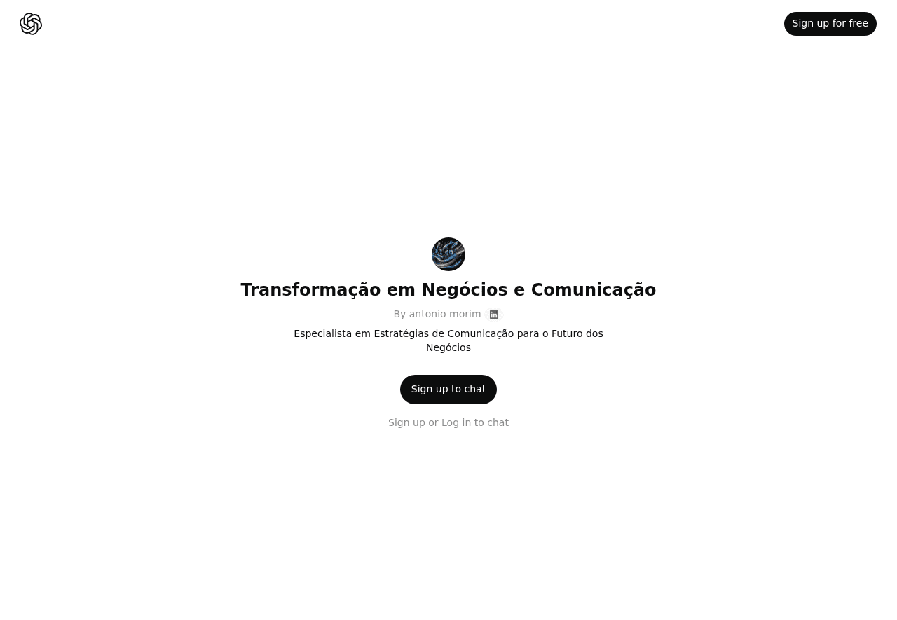 Transformao em Negcios e Comunicao