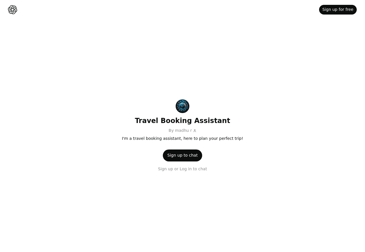 Travel Booking Assistant