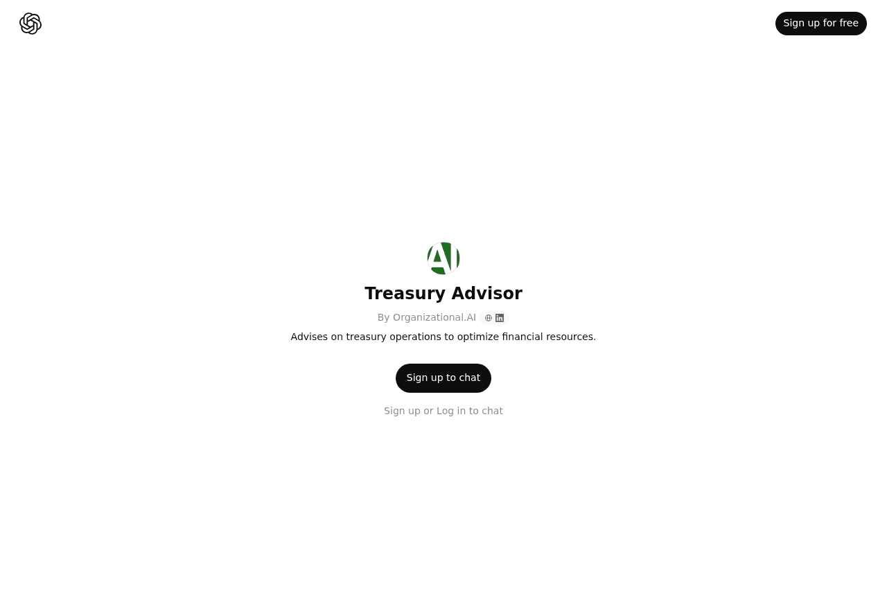 Treasury Advisor