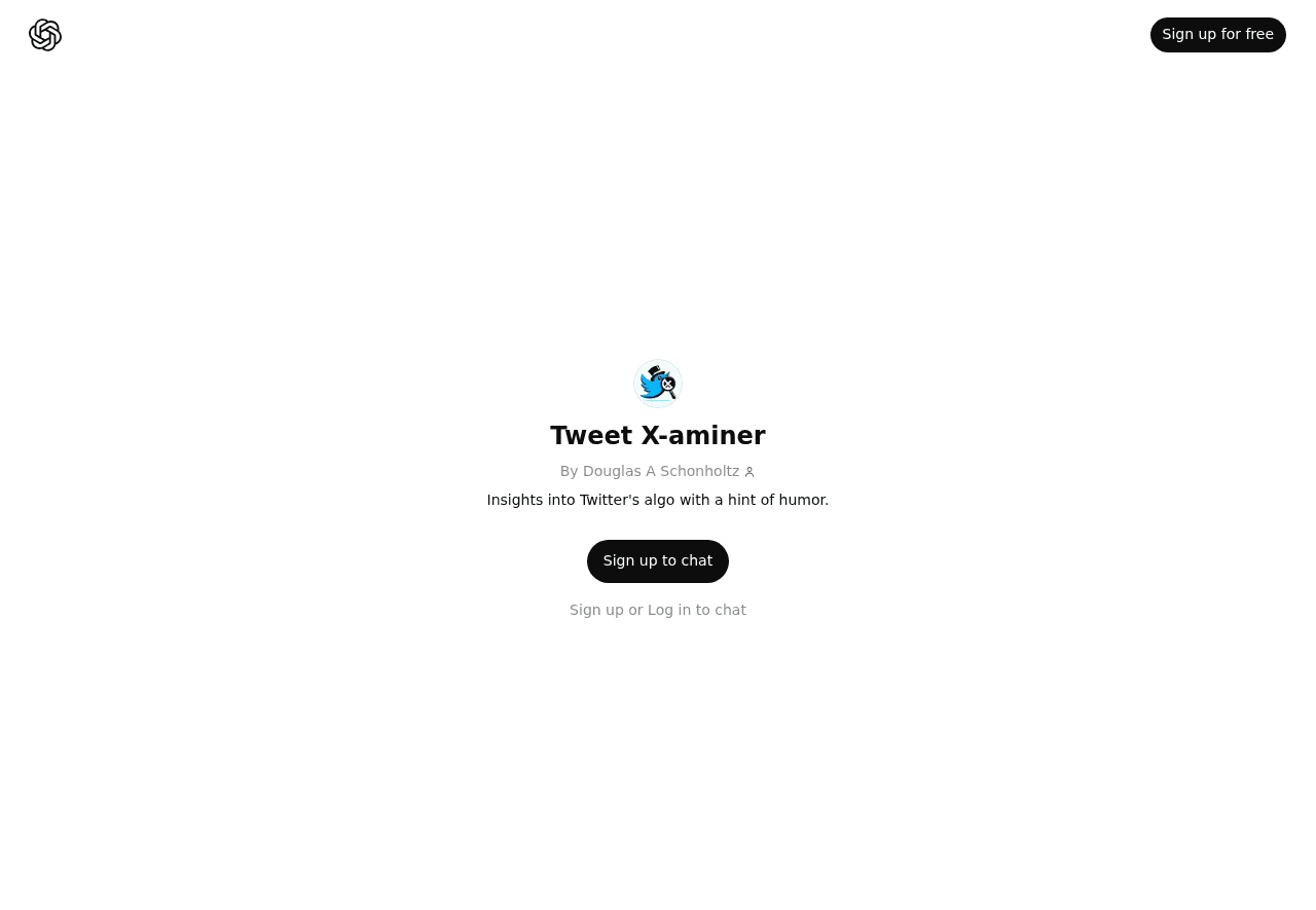 Tweet X-aminer