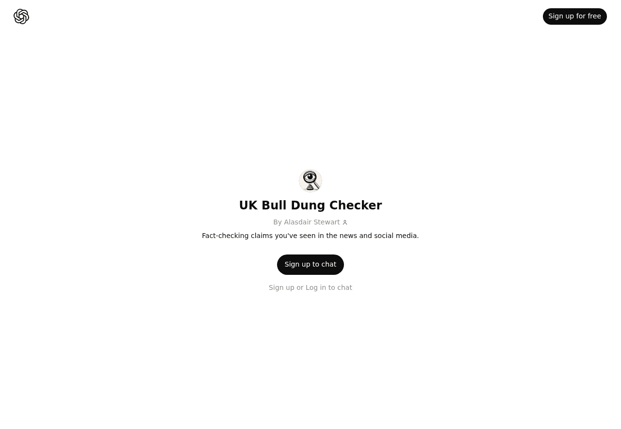 UK Bull Dung Checker