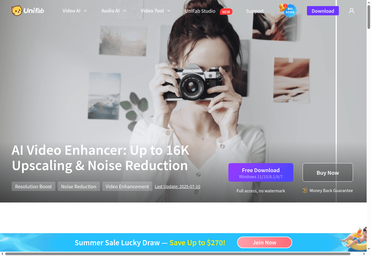 UniFab Video Enhancer