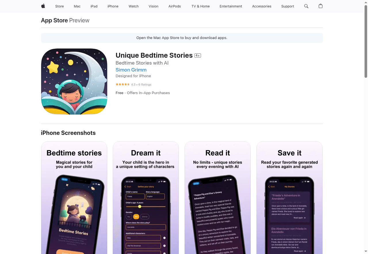 Unique Bedtime Stories