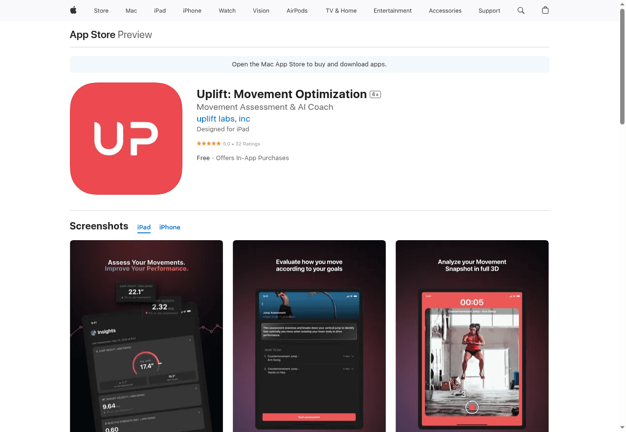 Uplift: Movement Optimization