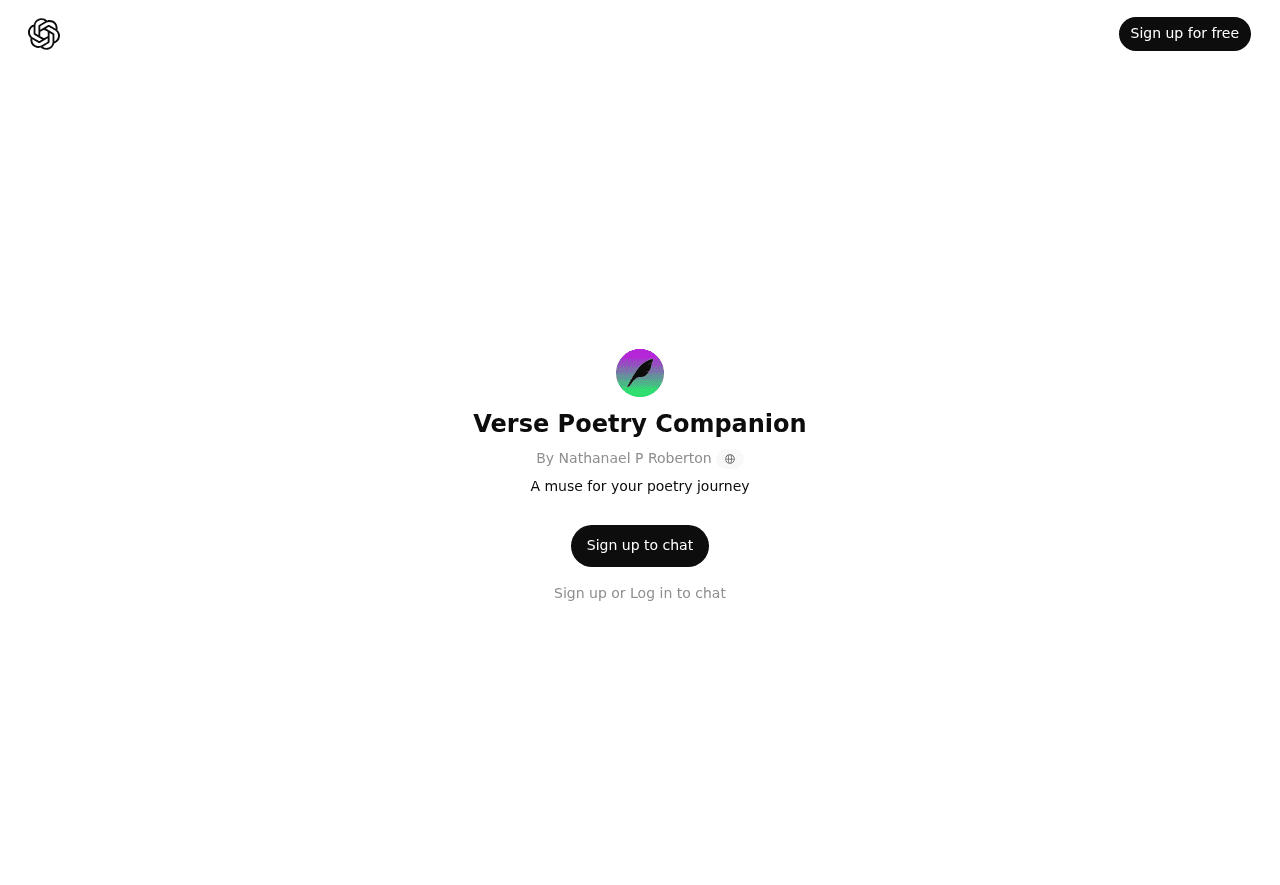 Verse Poetry Companion