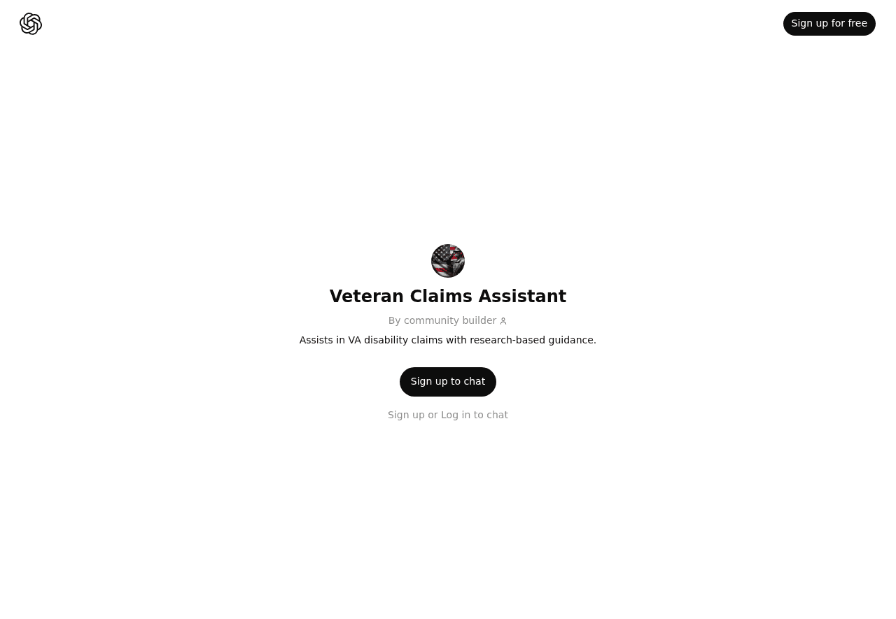 Veteran Claims Assistant