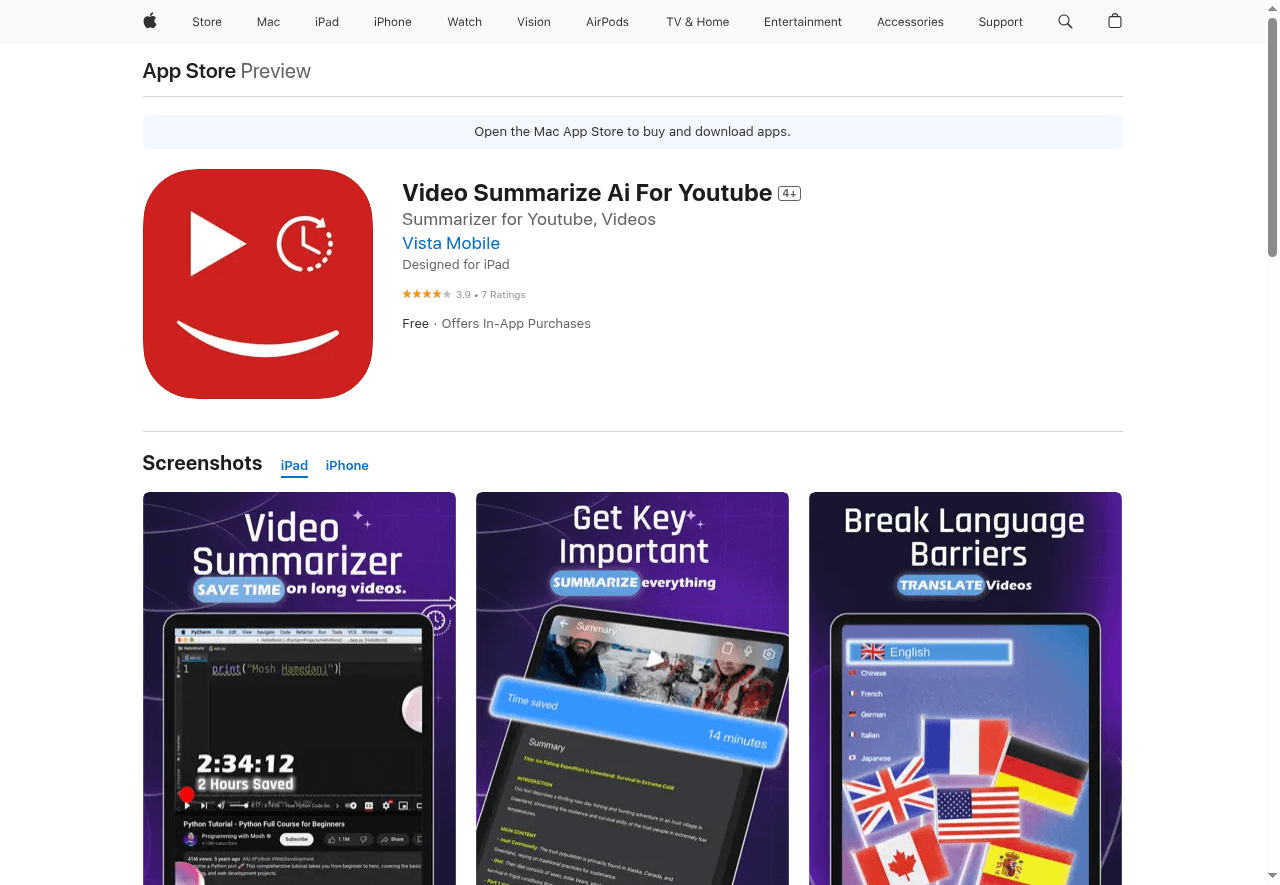 Video Summarize: Ai Video Chat