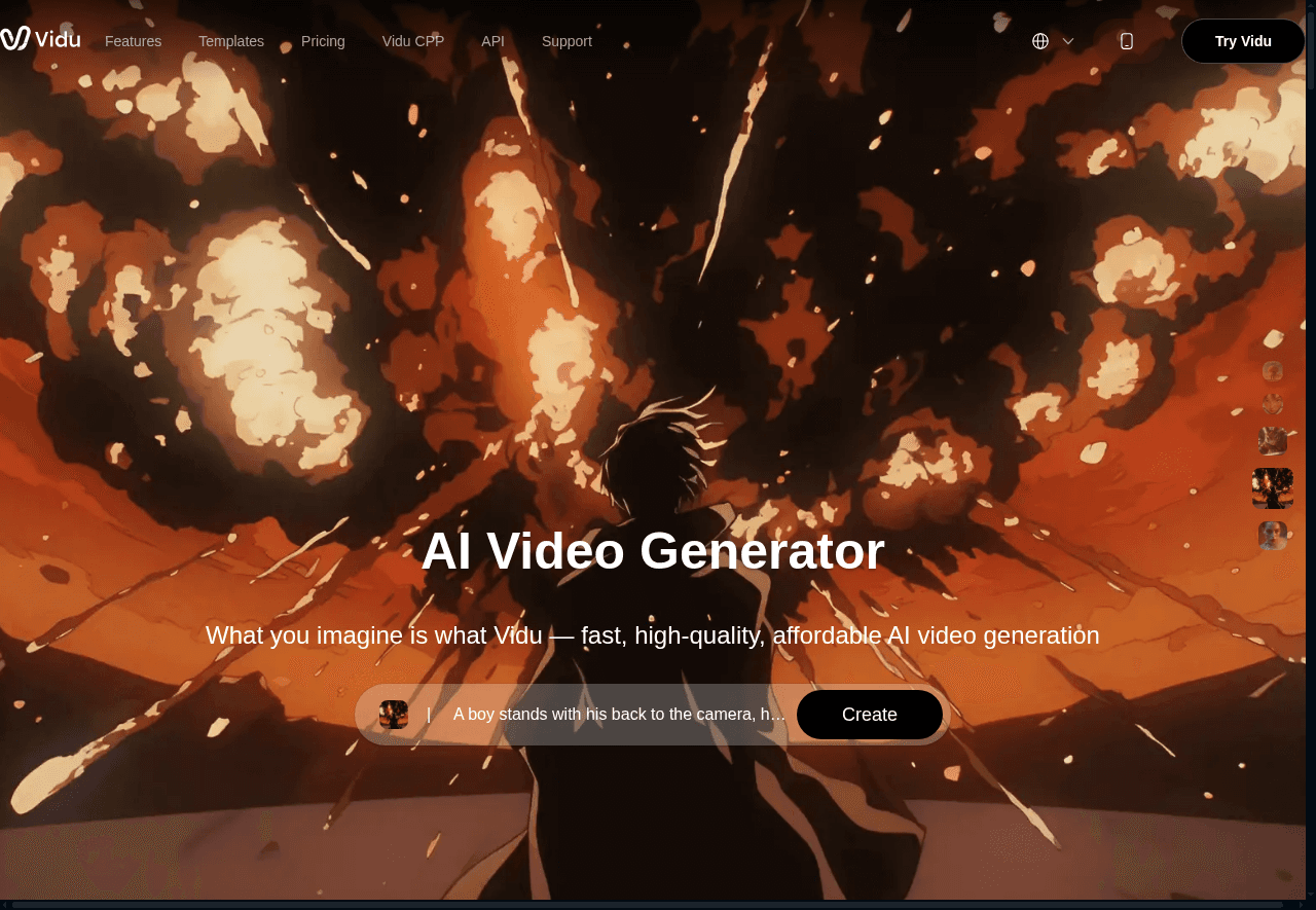 Vidu AI Video Generator