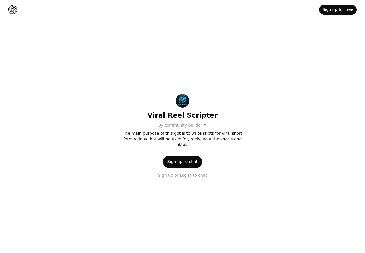 Viral Reel Scripter