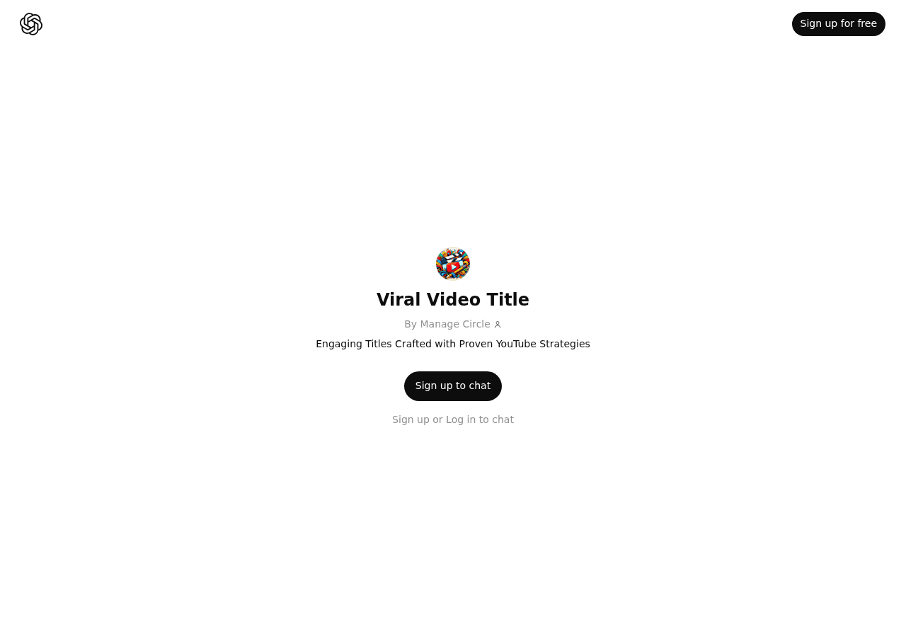 Viral Video Title