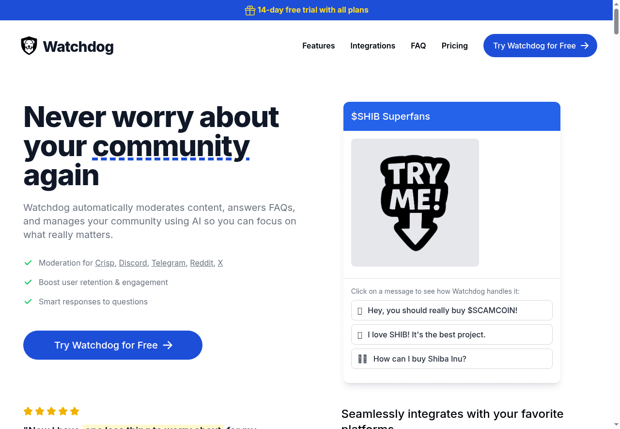 Watchdog - AI Content Moderator