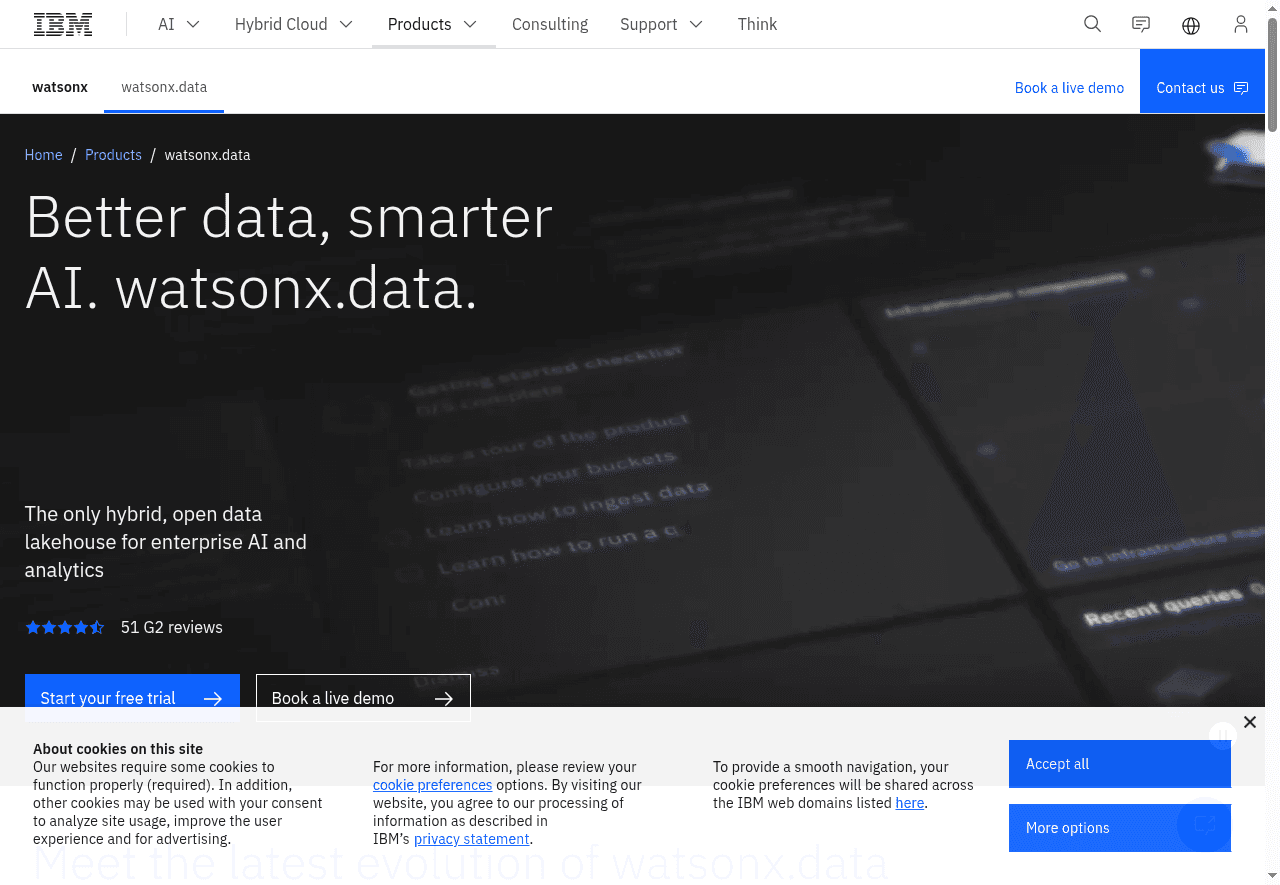 WatsonX.data by IBM