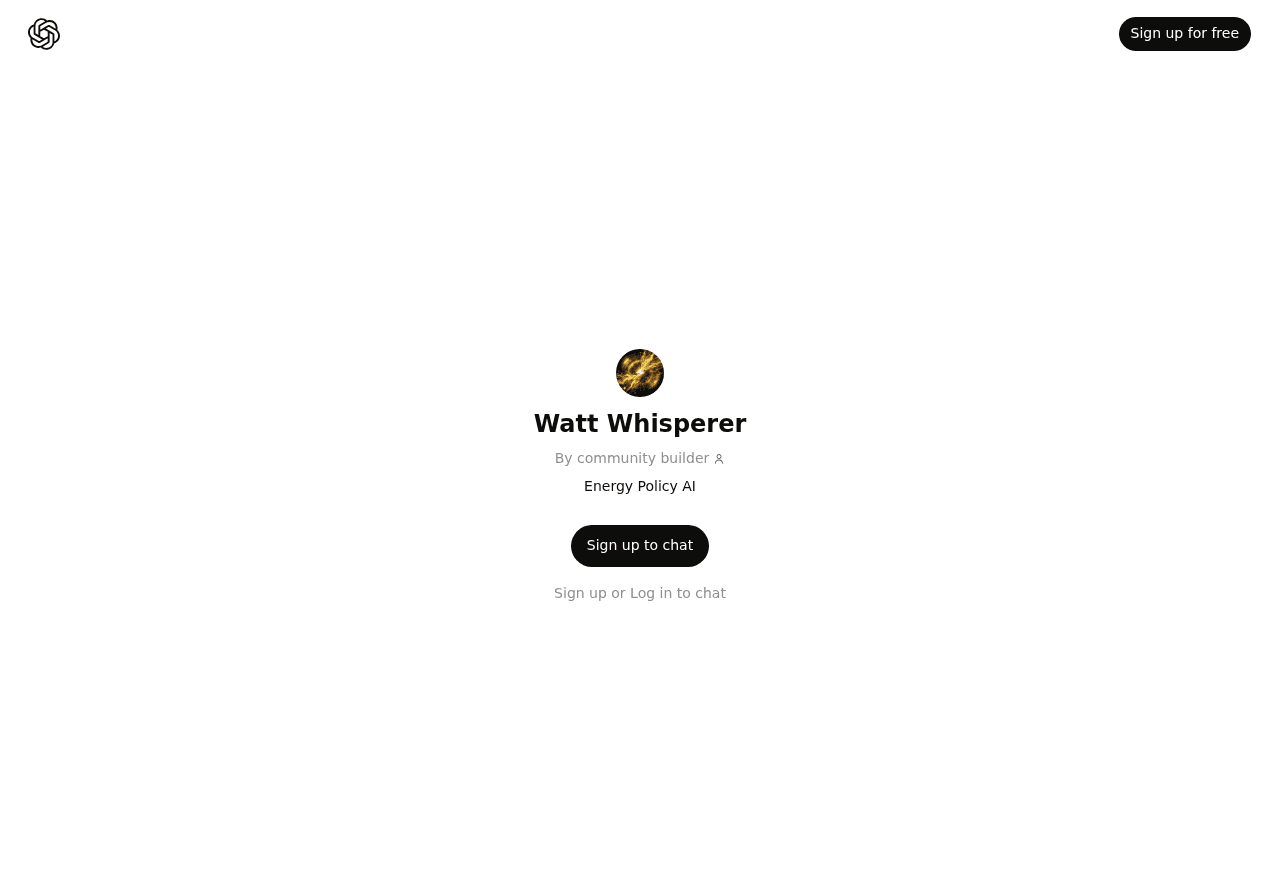 Watt Whisperer