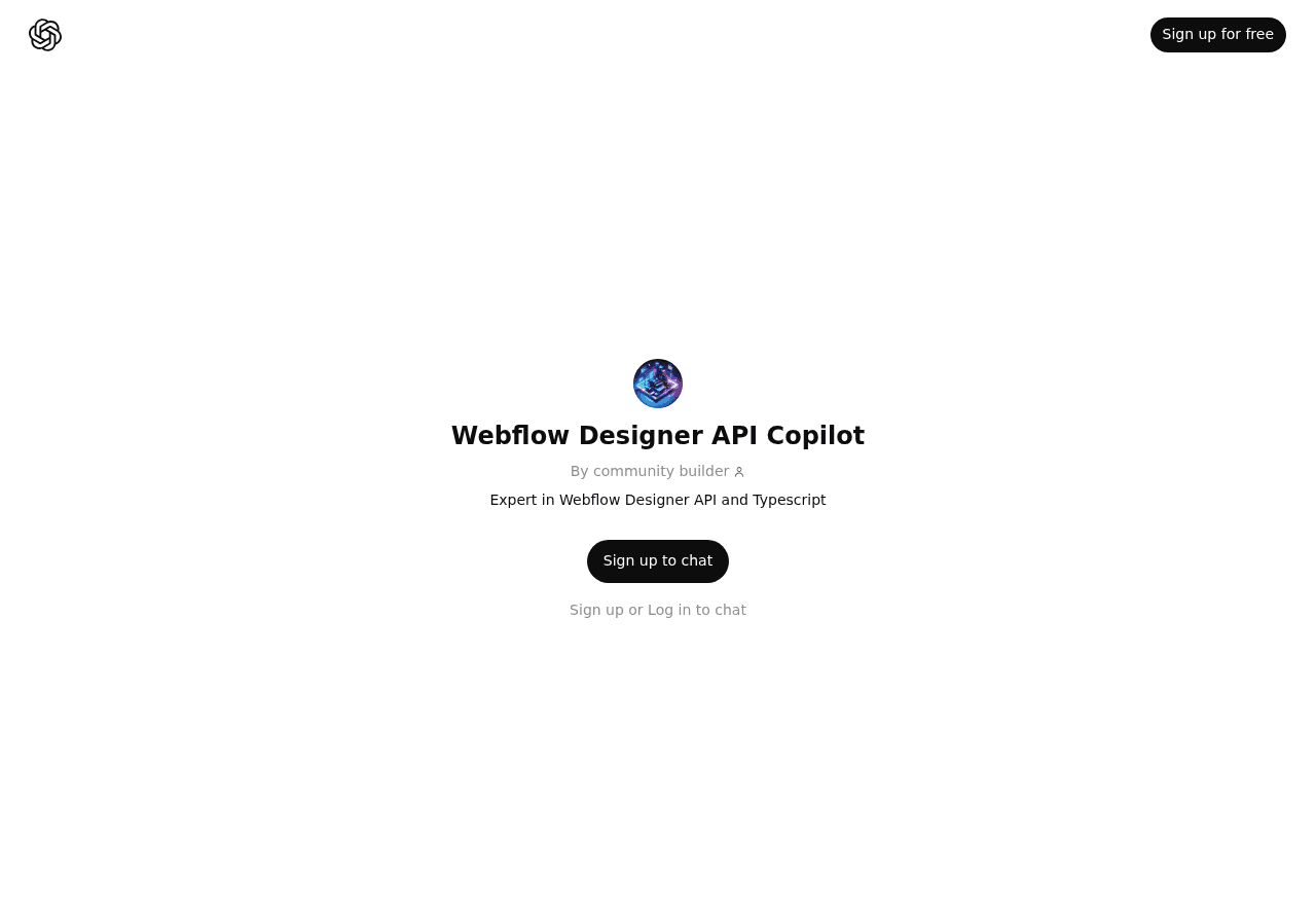 Webflow Designer API Copilot
