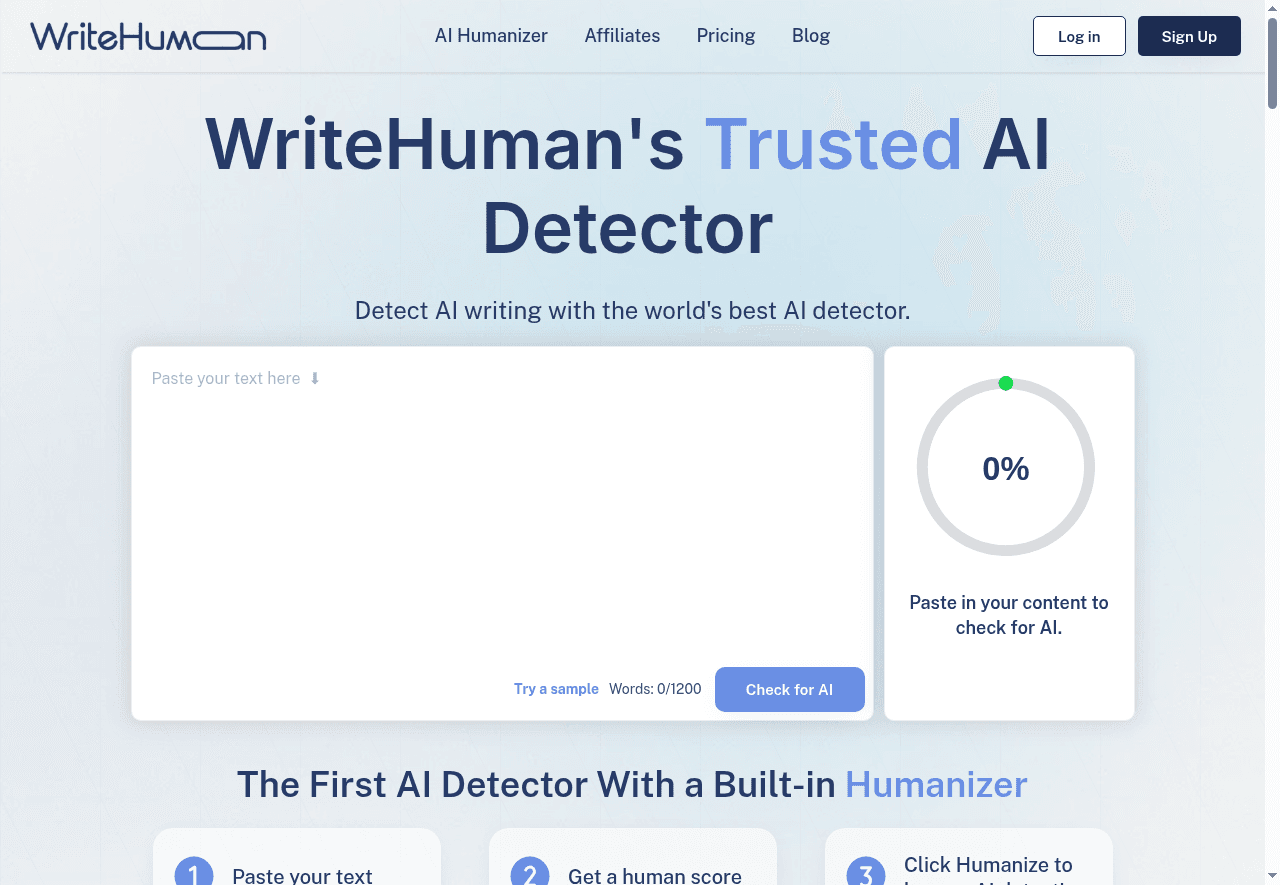WriteHuman: AI Detector