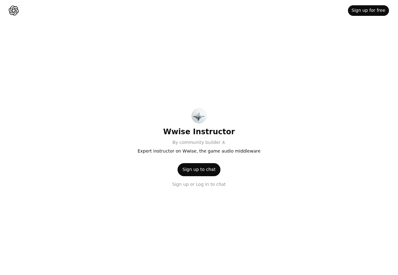 Wwise Instructor