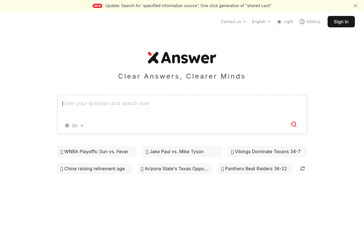 XAnswer