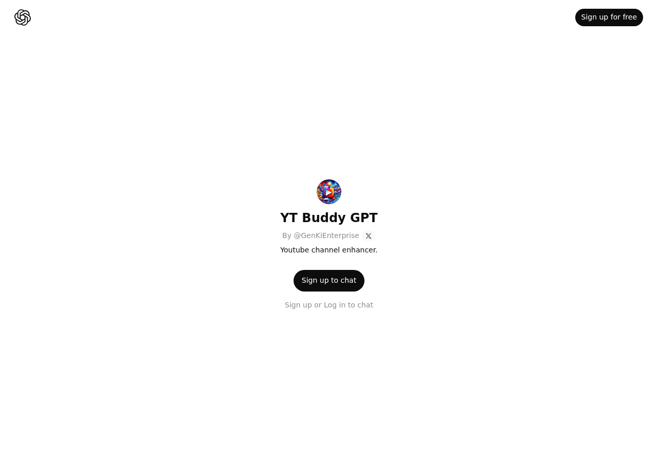 YT Buddy GPT