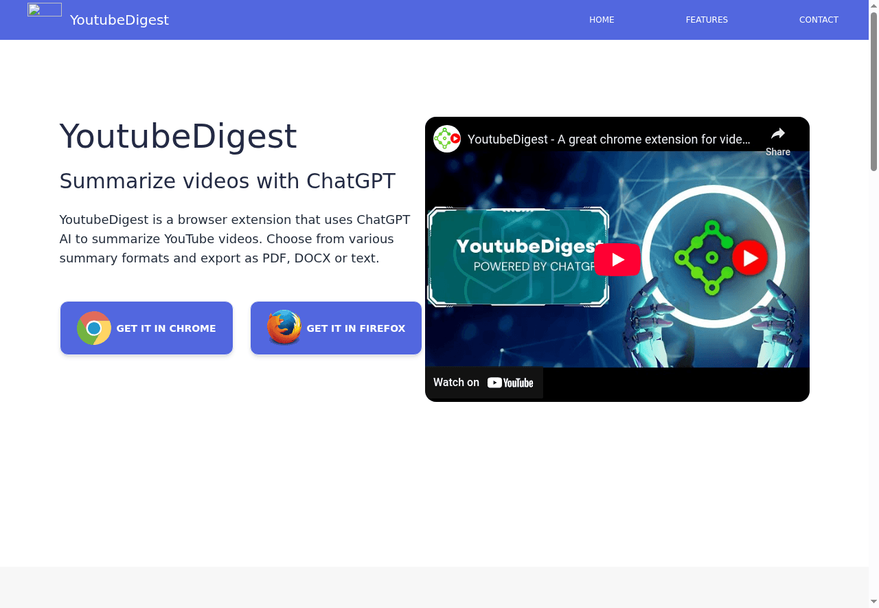 YoutubeDigest