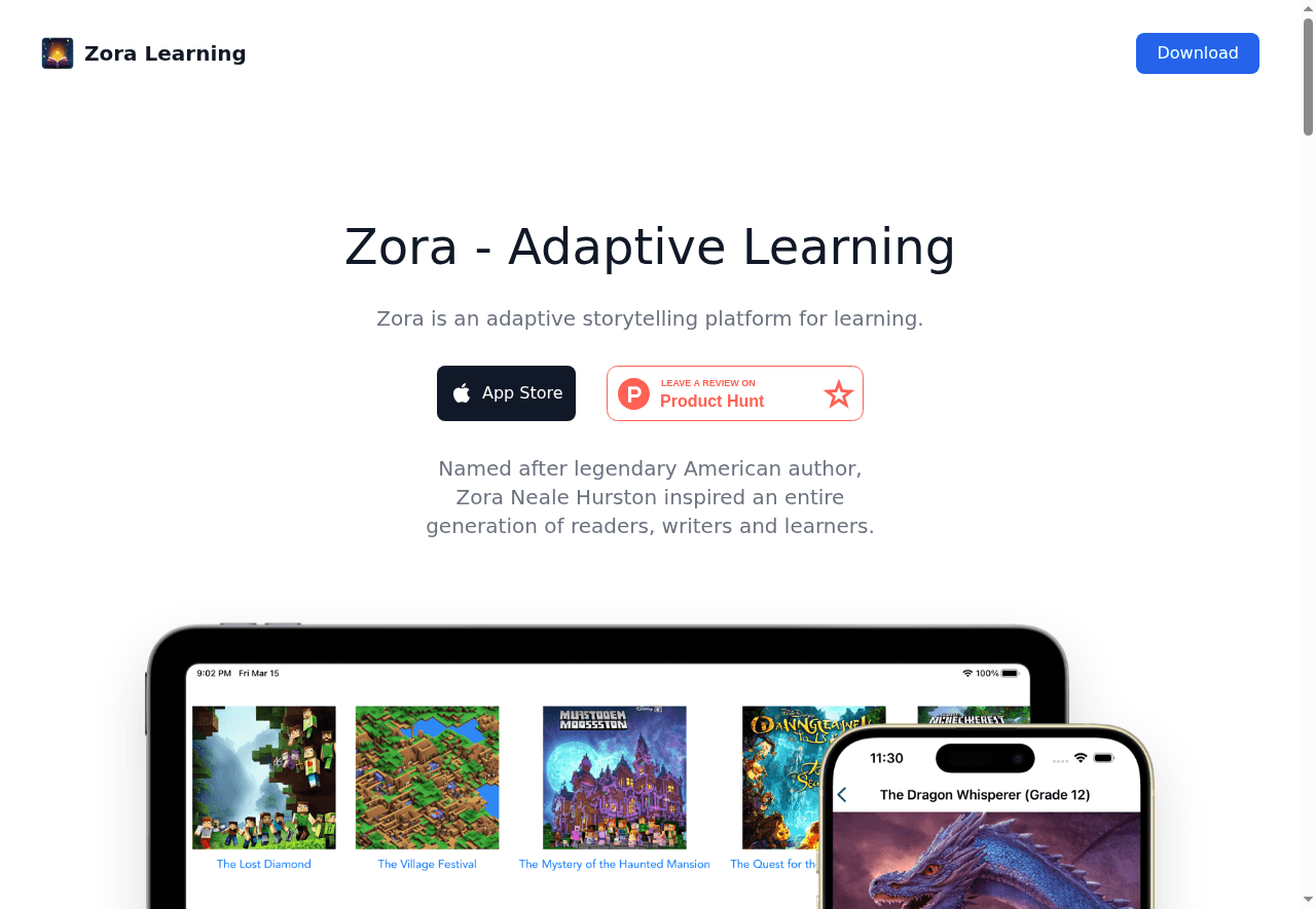 Zora - Adaptive Learning