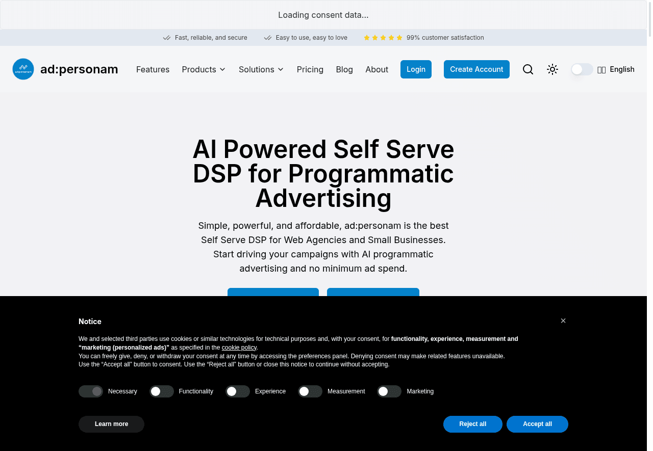 adpersonam Self Serve DSP