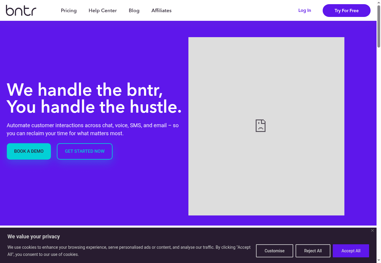 bntr - AI-Powered Virtual Agents