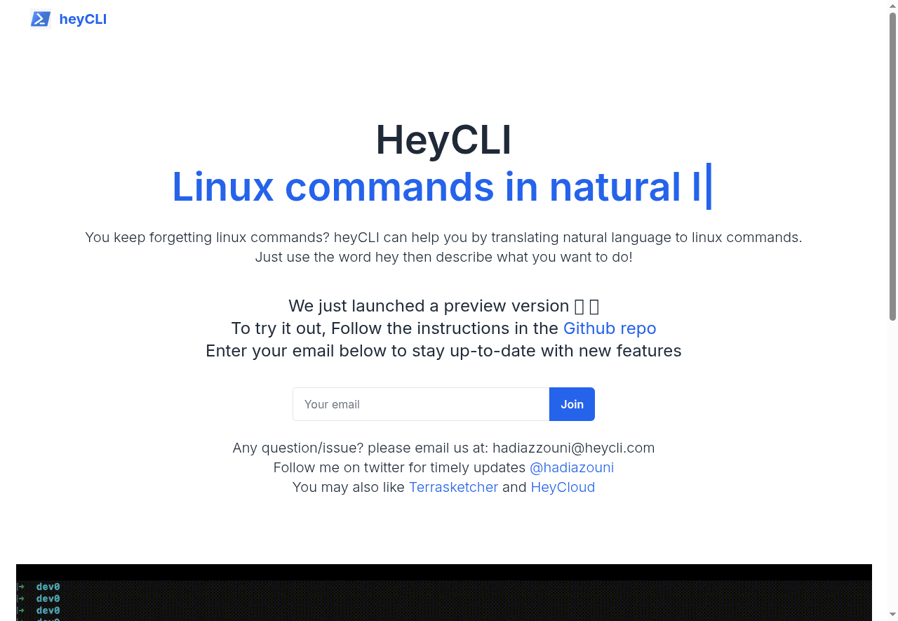 heyCLI