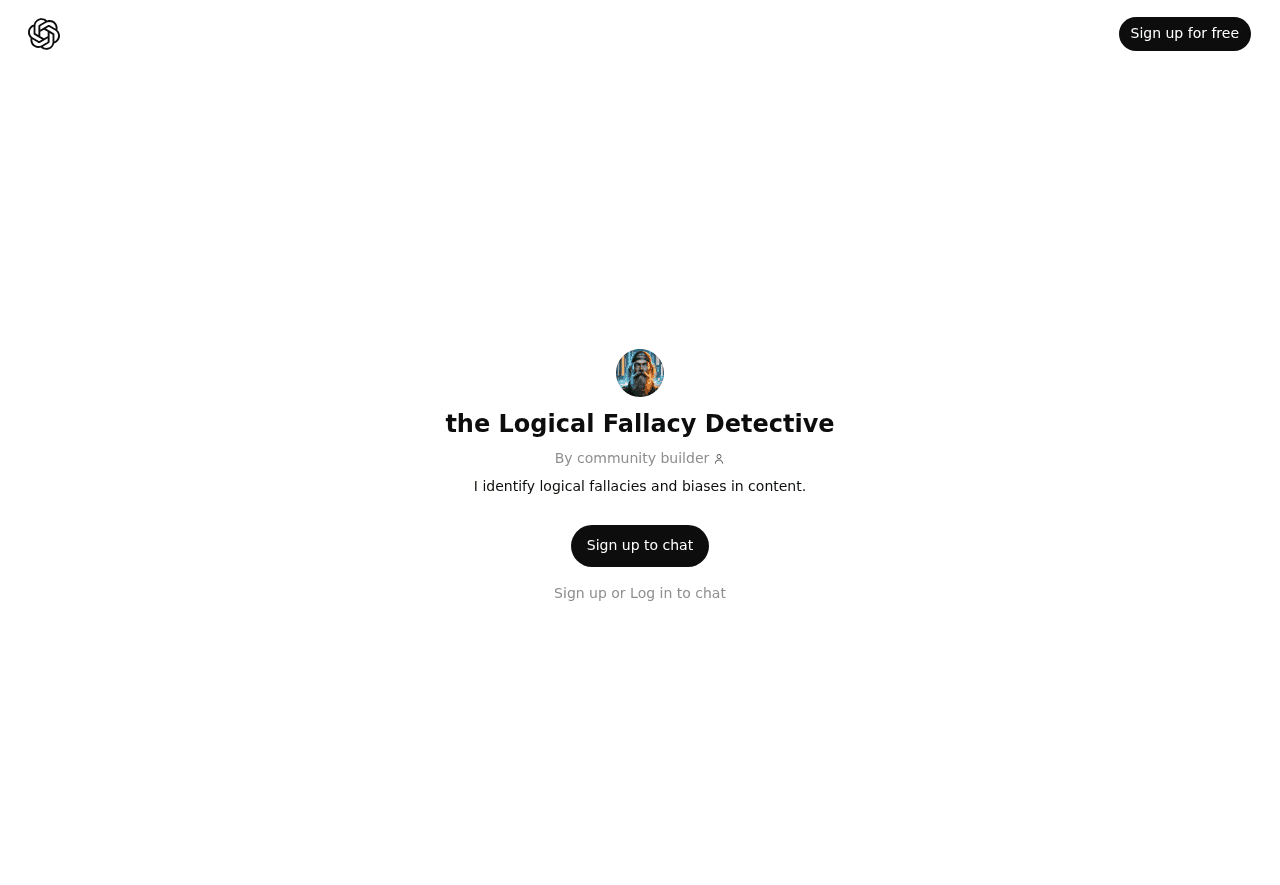 the Logical Fallacy Detective