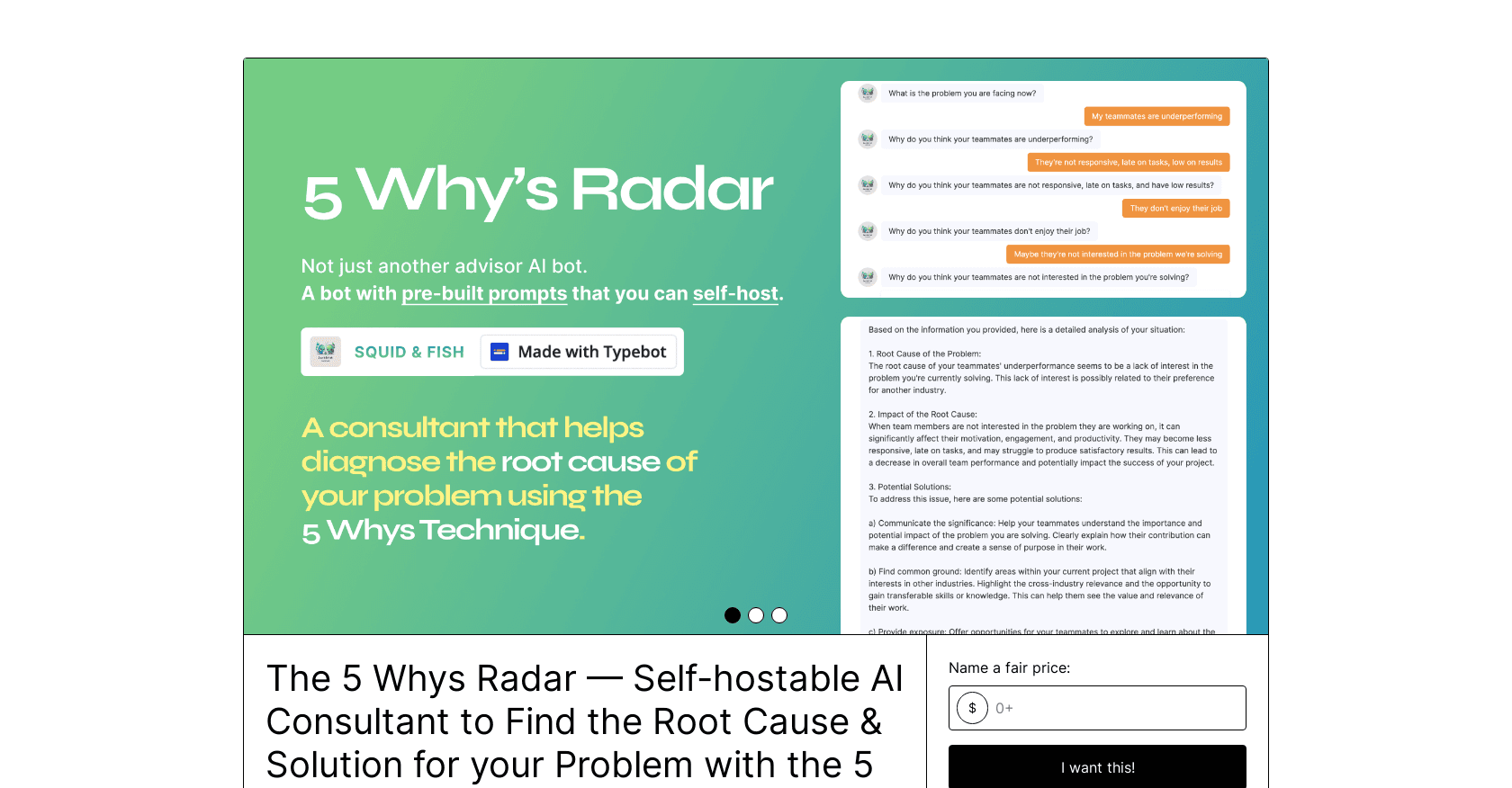 5 Whys Radar