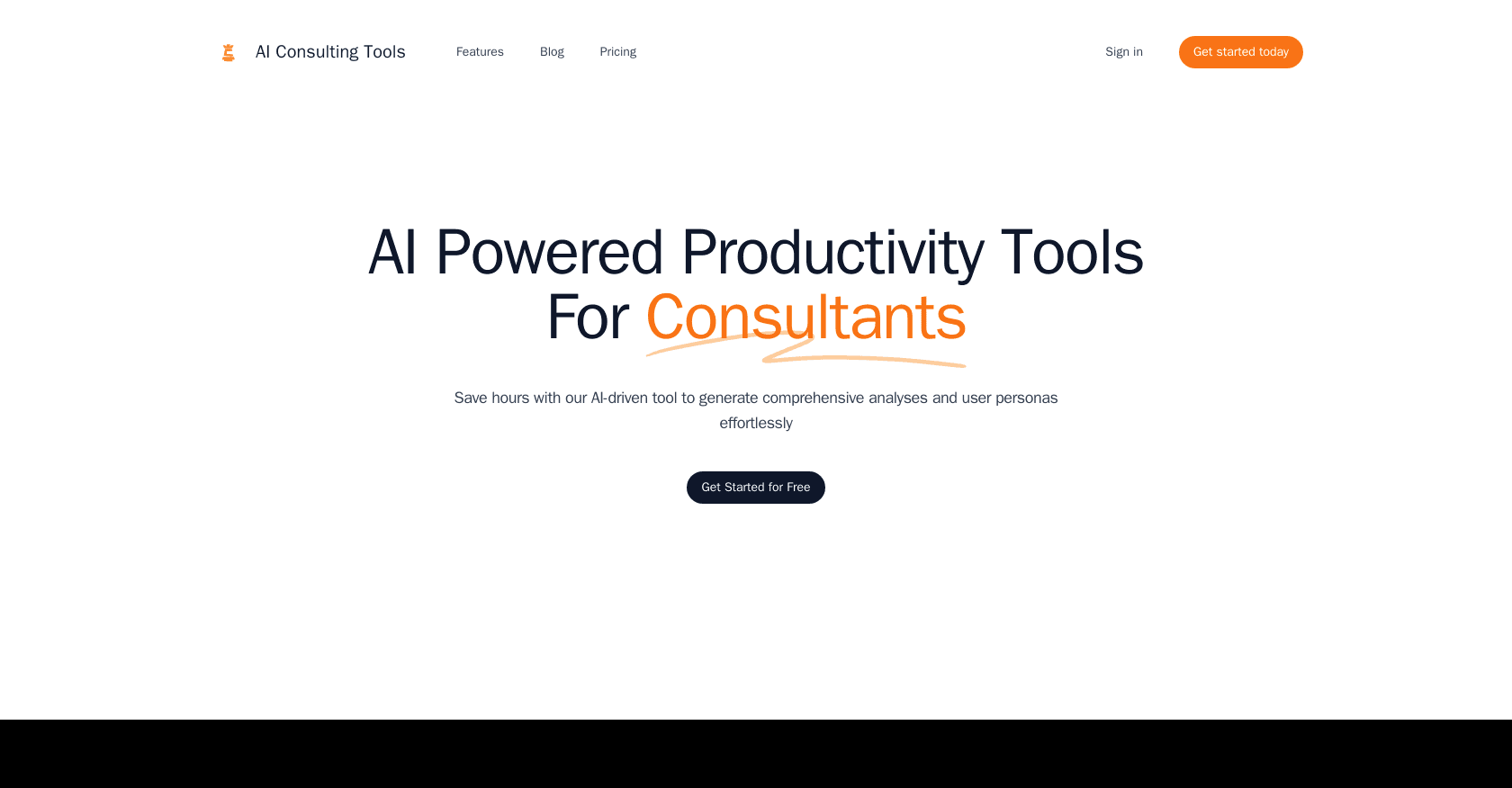 AI consulting tools