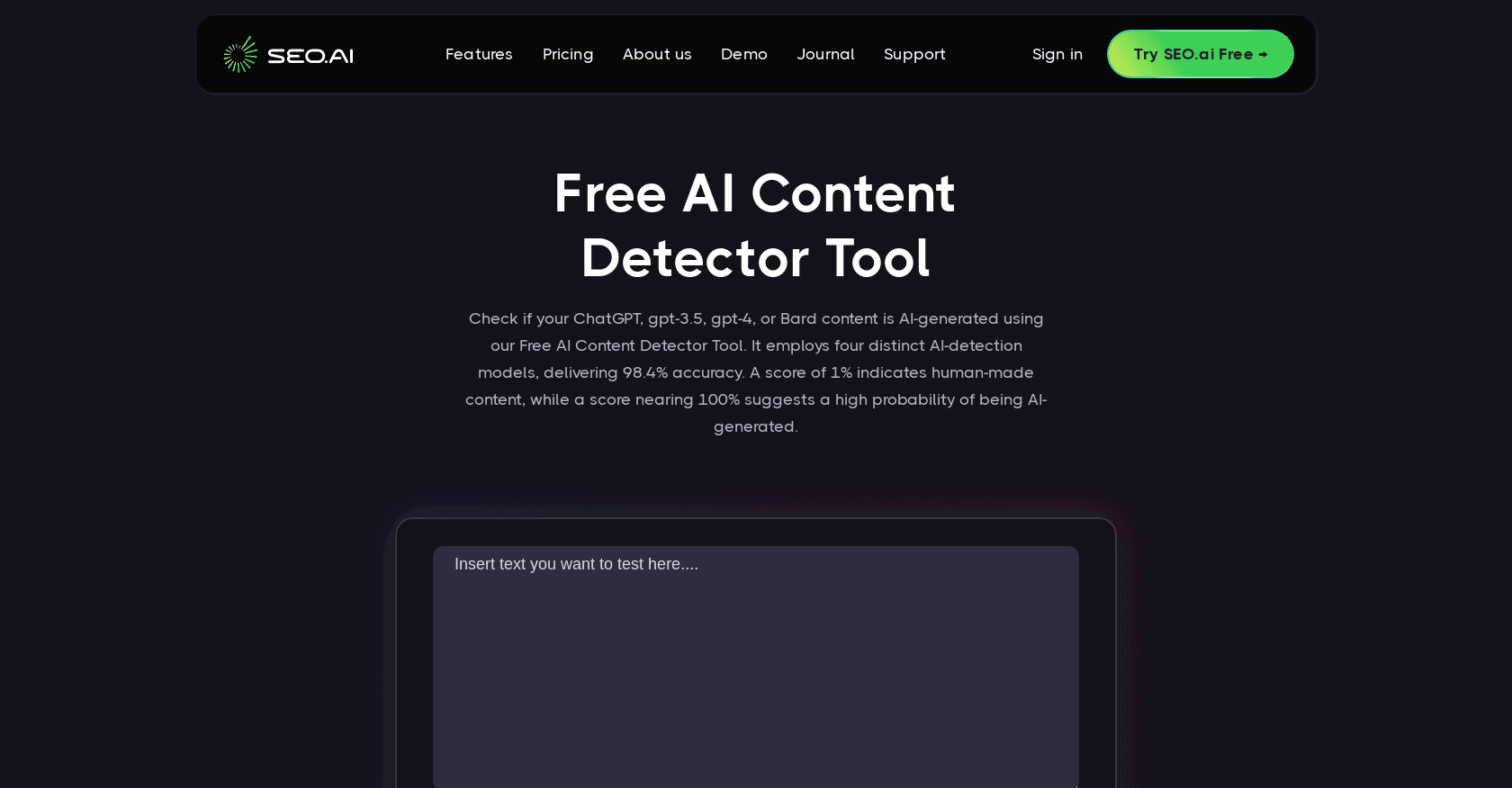 AI Content Detector