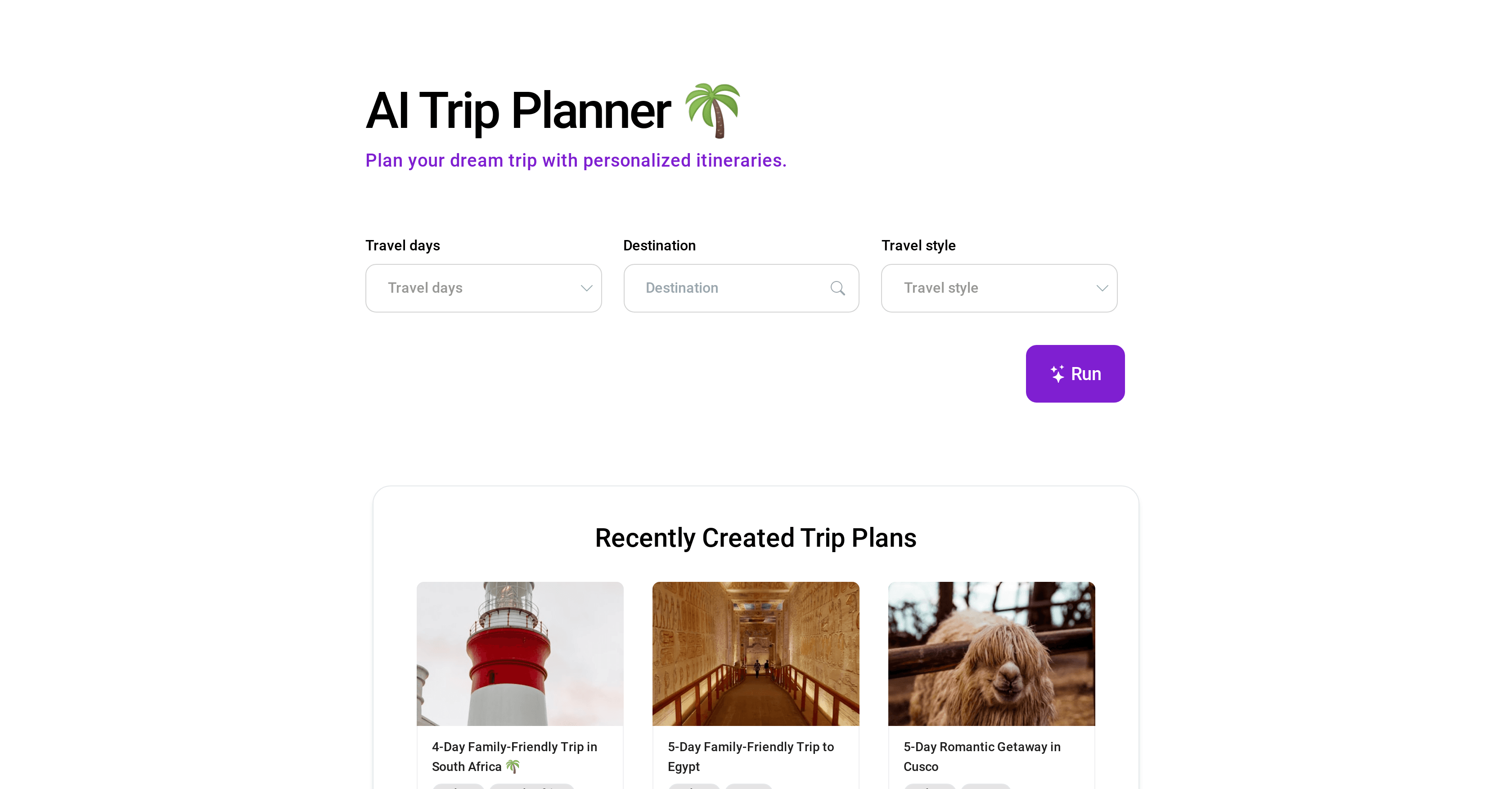AI Trip Planner