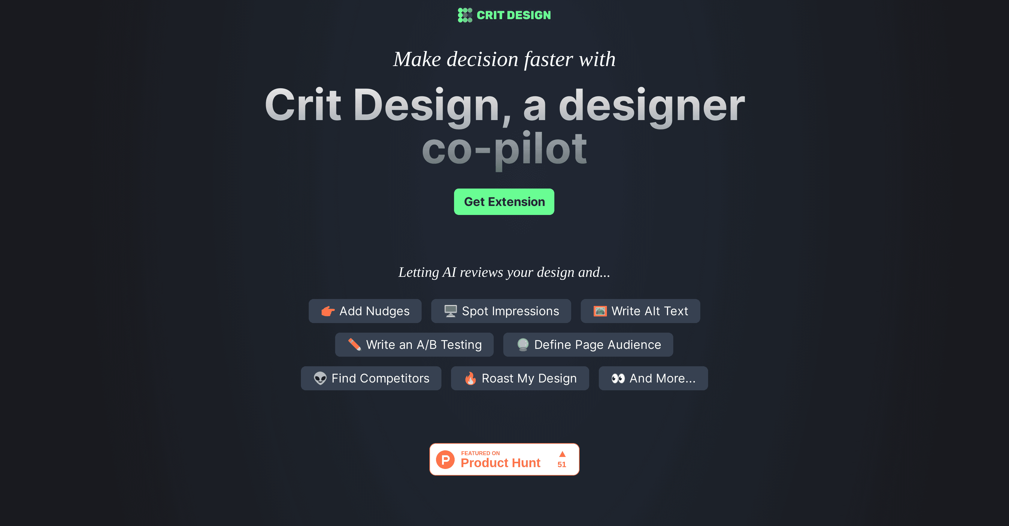 Crit Design
