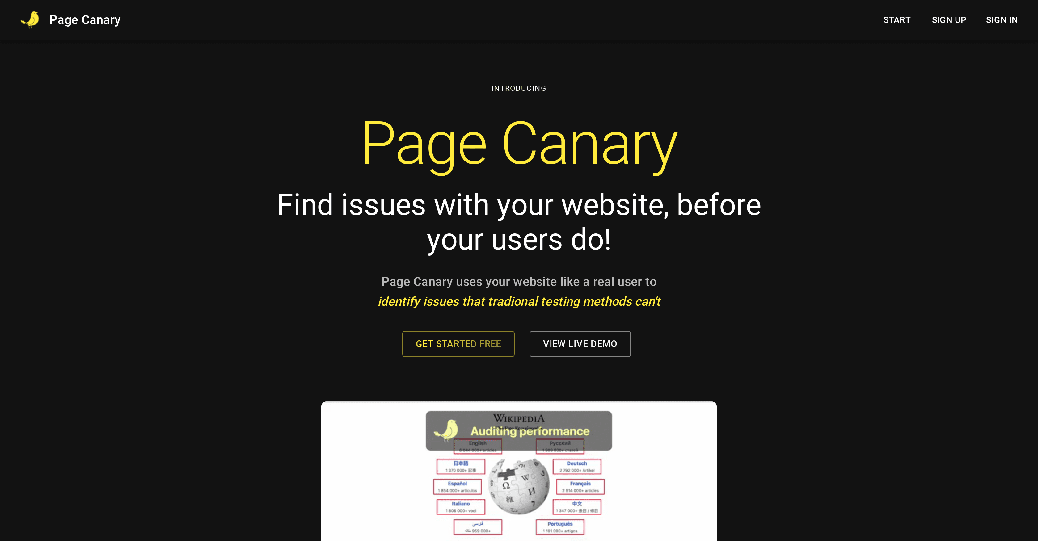 Page Canary