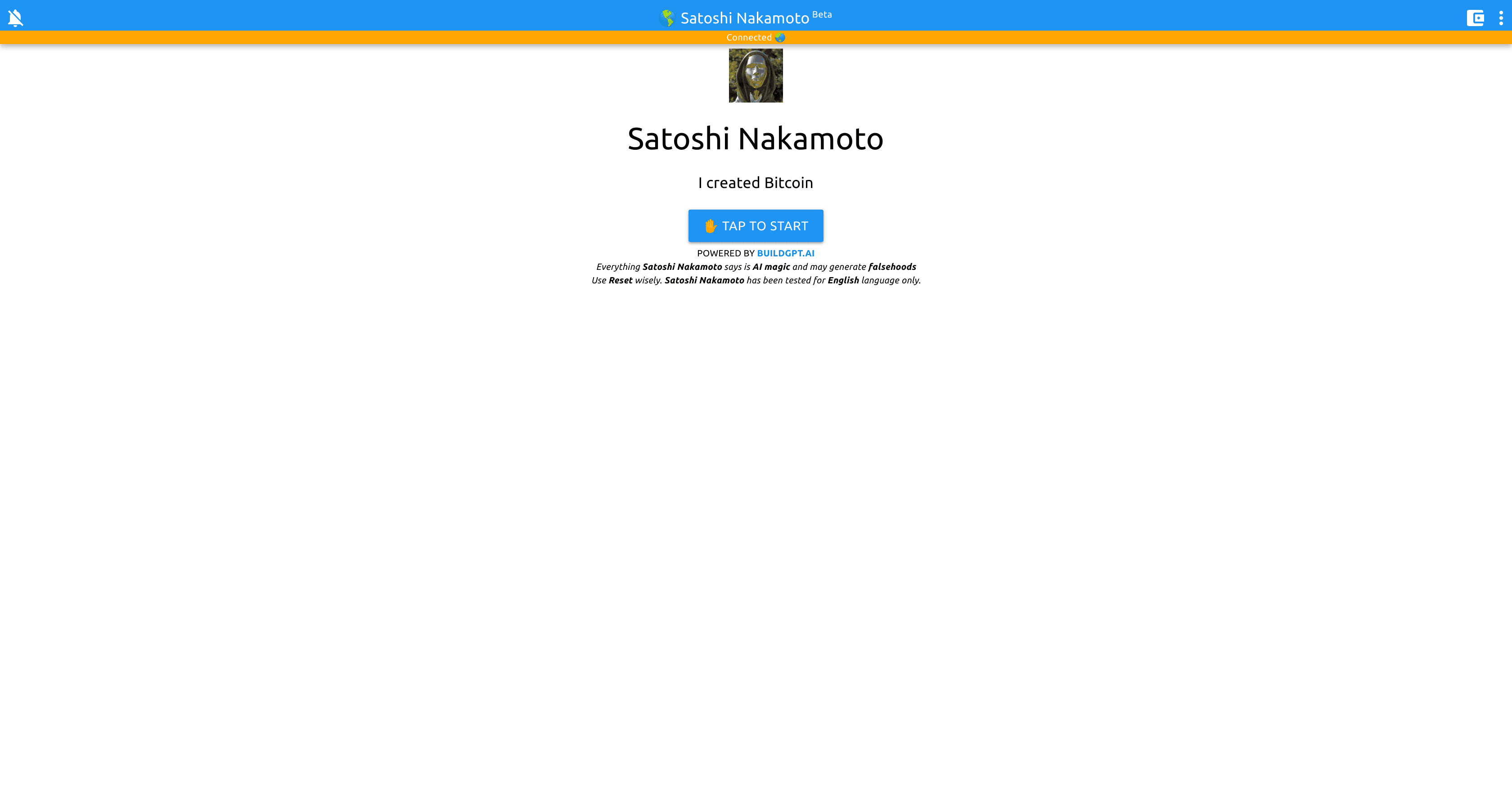 Satoshi Nakamoto Chatbot