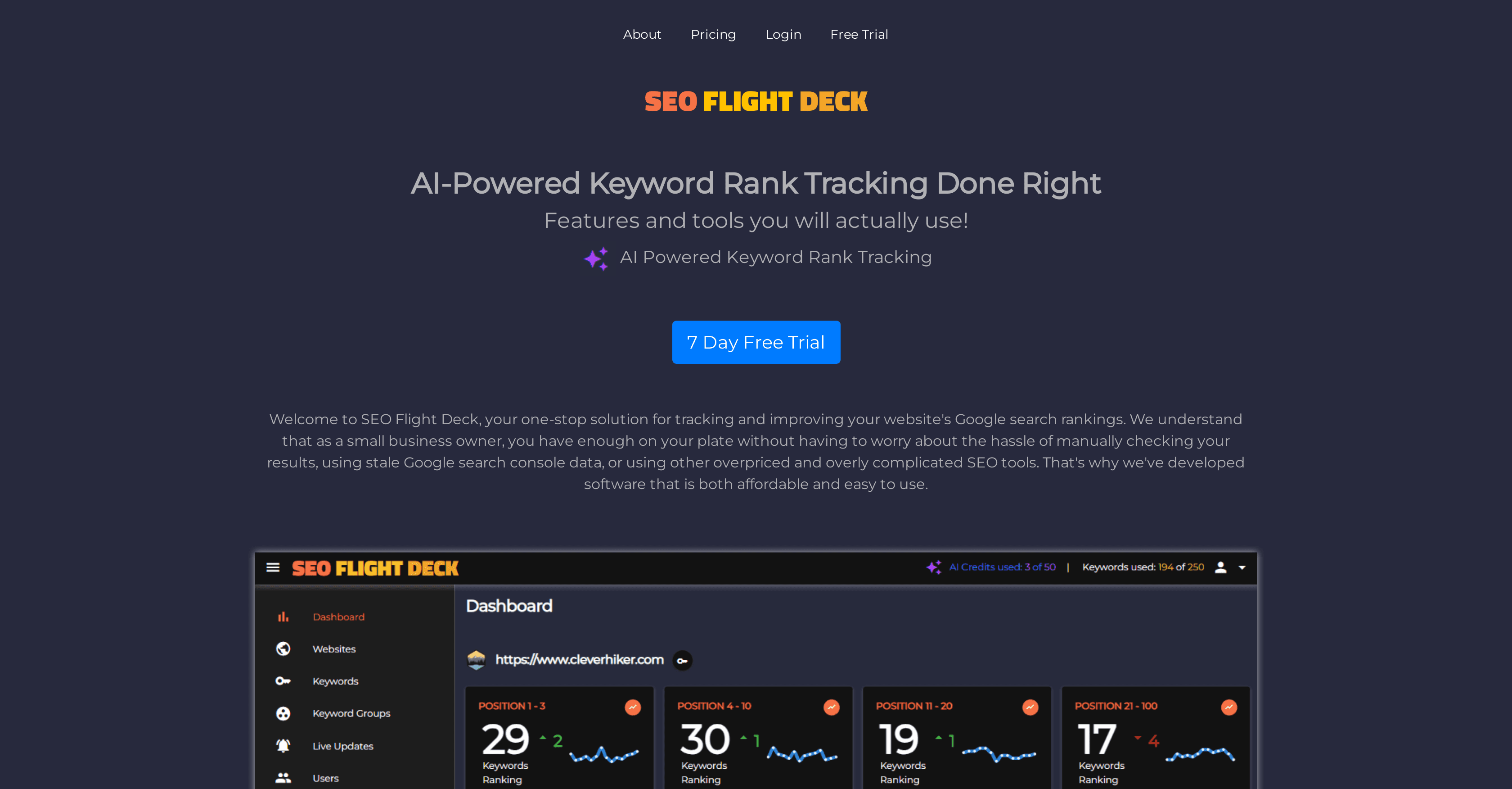 SEO Flight Deck