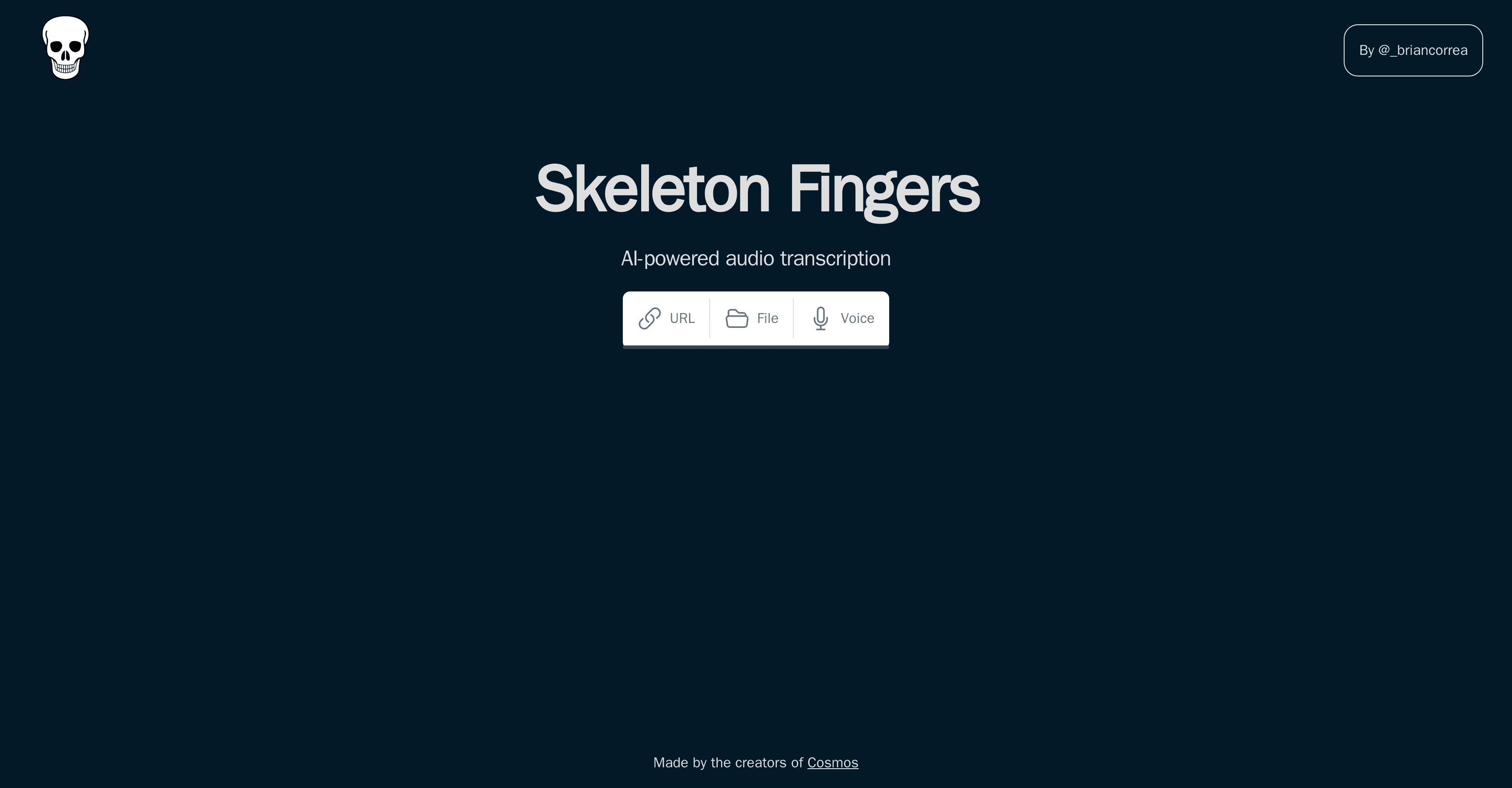 Skeleton Fingers
